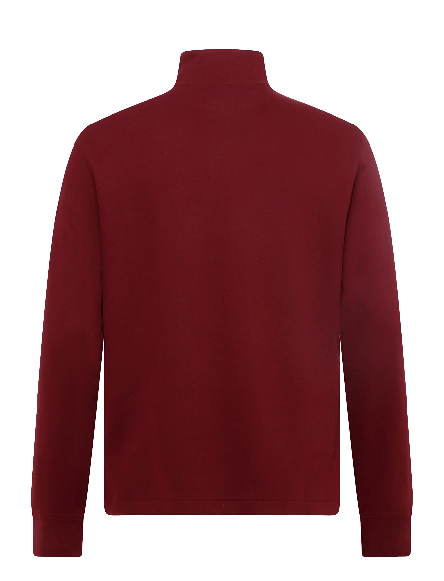 Polo Ralph Lauren - 40/1 DBL KNIT JACQ-KNT-PULLOVER - half zip jumpers - classic wine - 2