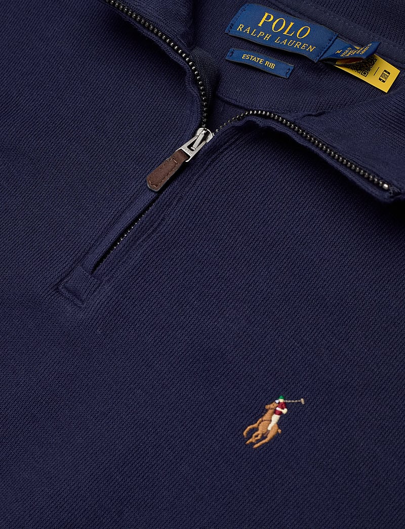 Polo Ralph Lauren - Estate-Rib Quarter-Zip Pullover - pullover mit halbem reißverschluss - cruise navy - 2