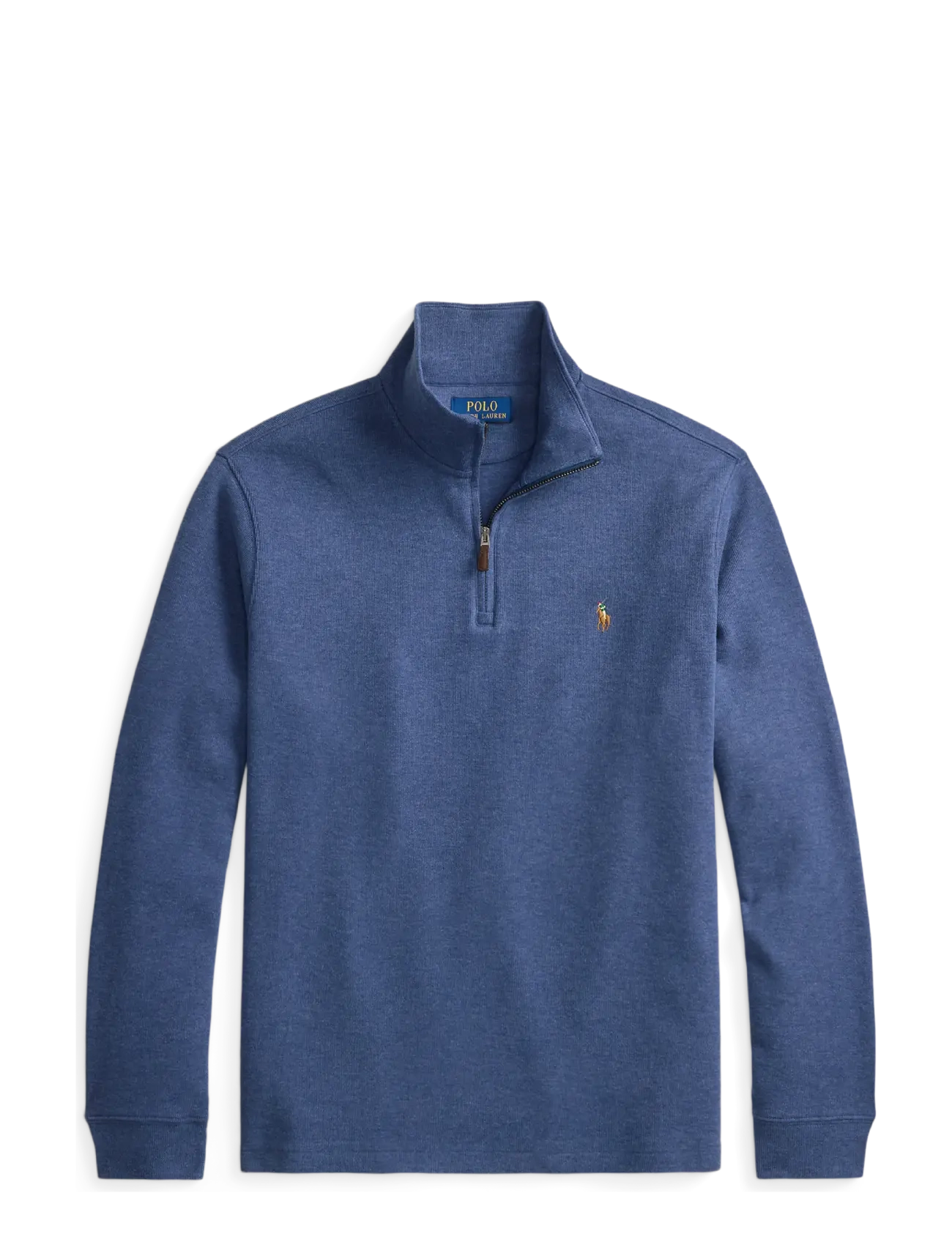 Polo Ralph Lauren 40/1 DBL KNIT JACQ-KNT-PULLOVER - Strickmode - DERBY BLUE HEATHE / blue