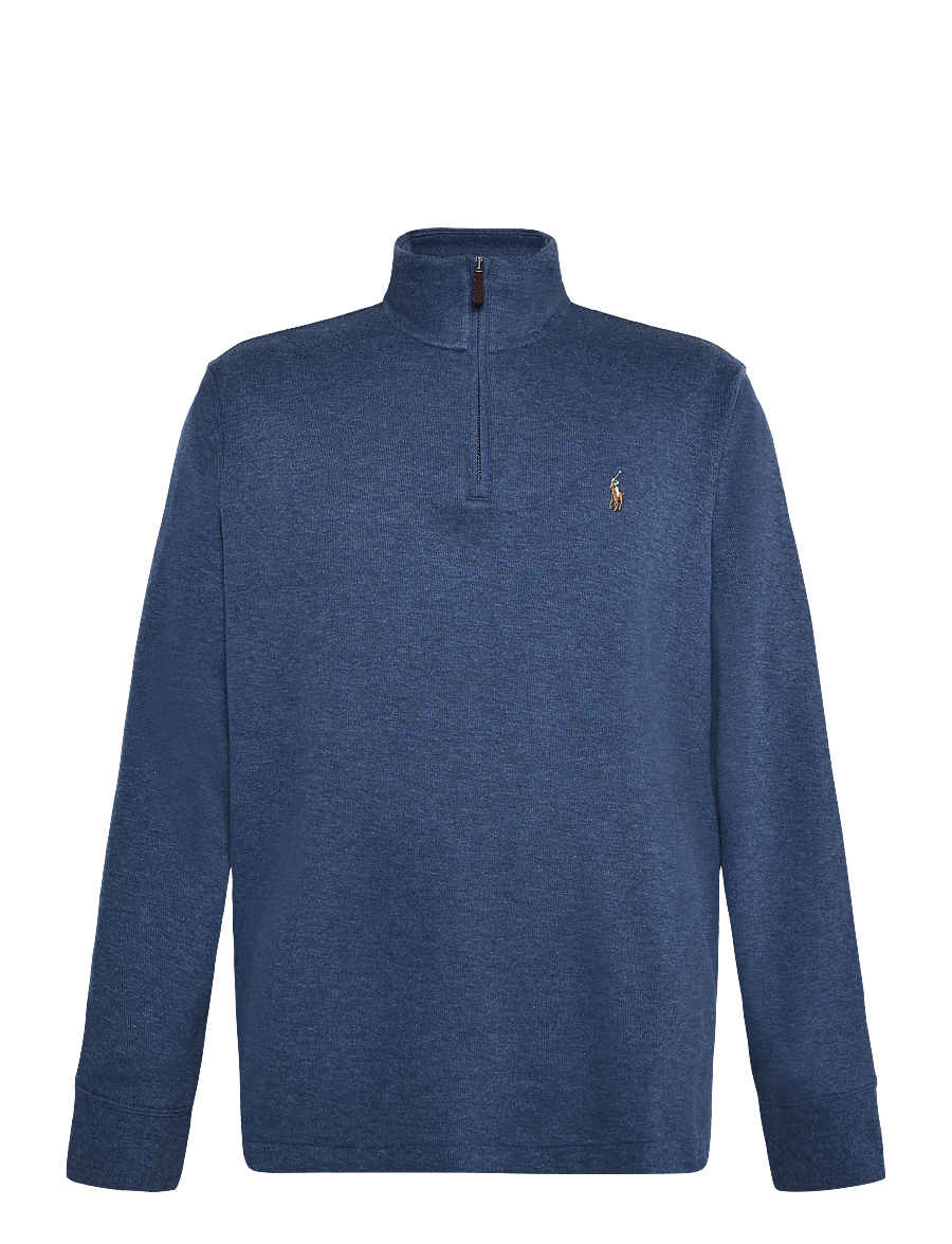 Polo Ralph Lauren - 40/1 DBL KNIT JACQ-KNT-PULLOVER - poolpika lukuga džemprid - derby blue heathe - 1