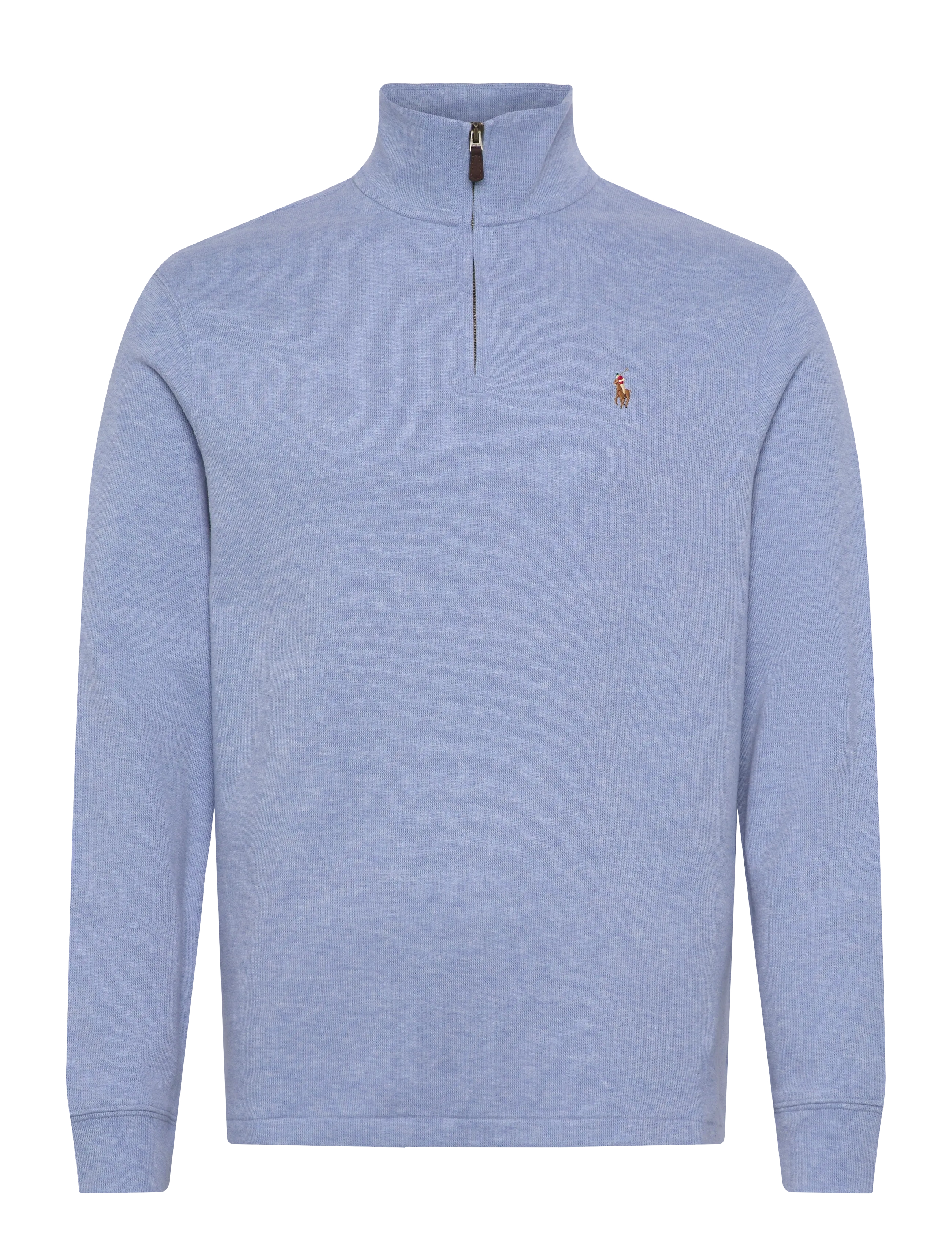 POLO RALPH LAUREN 40/1 Dbl Knit Jacq-Knt-Pullover Blau - S - Herren