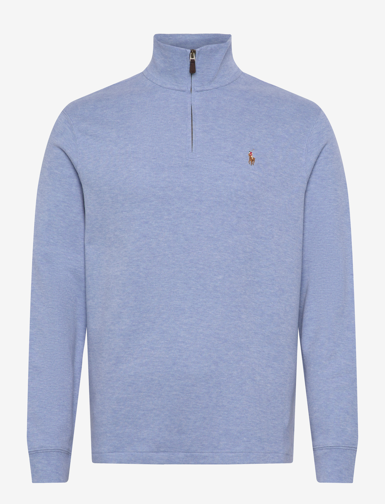 Polo Ralph Lauren - Estate-Rib Quarter-Zip Pullover - halfzip strik - isle heather - 0