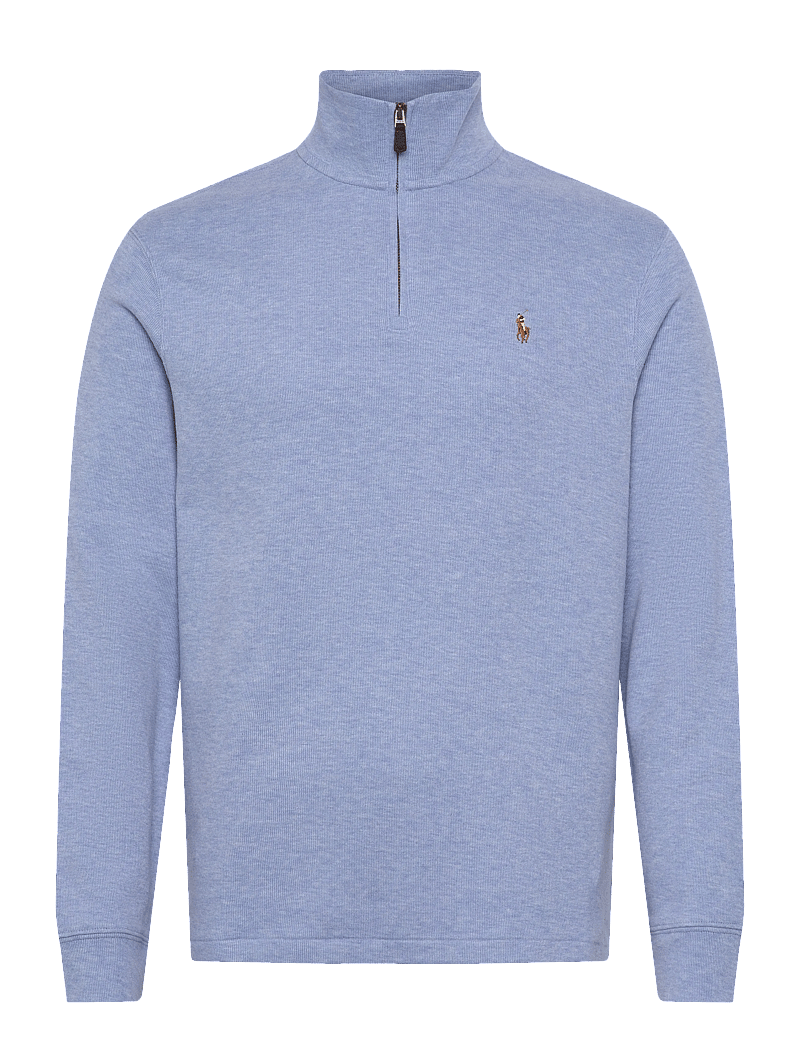 Polo Ralph Lauren - Estate-Rib Quarter-Zip Pullover - pullover mit halbem reißverschluss - isle heather - 0