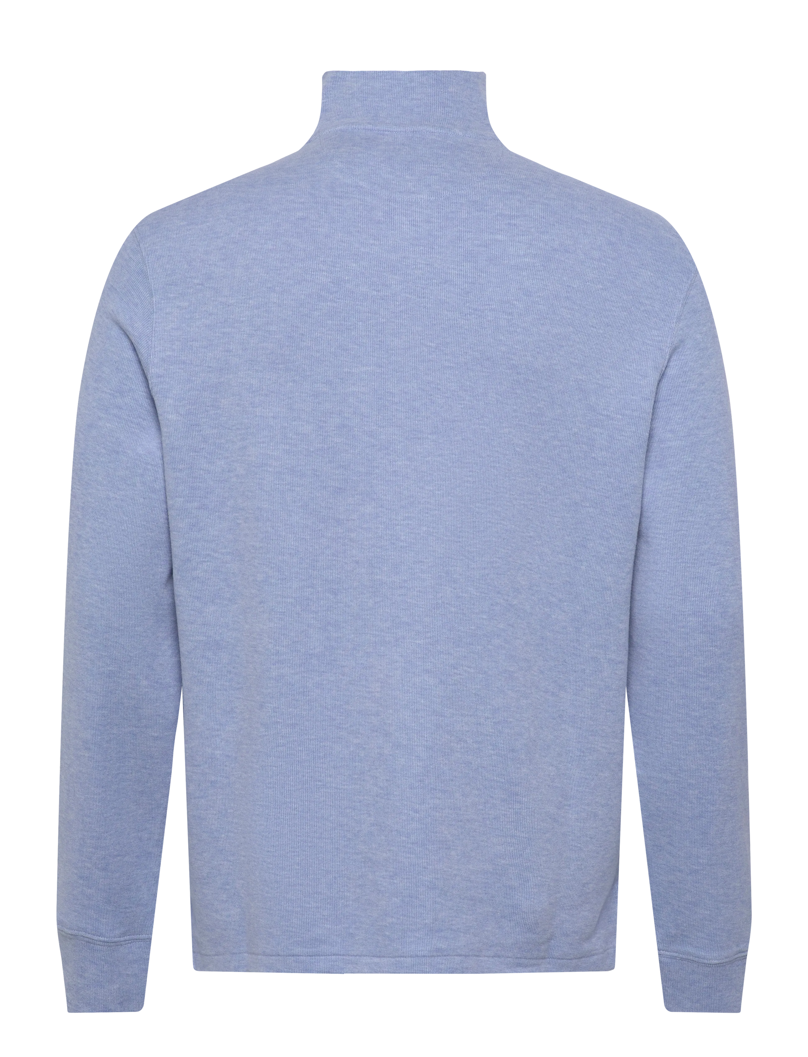 Polo Ralph Lauren - Estate-Rib Quarter-Zip Pullover - half zip jumpers - isle heather - 1