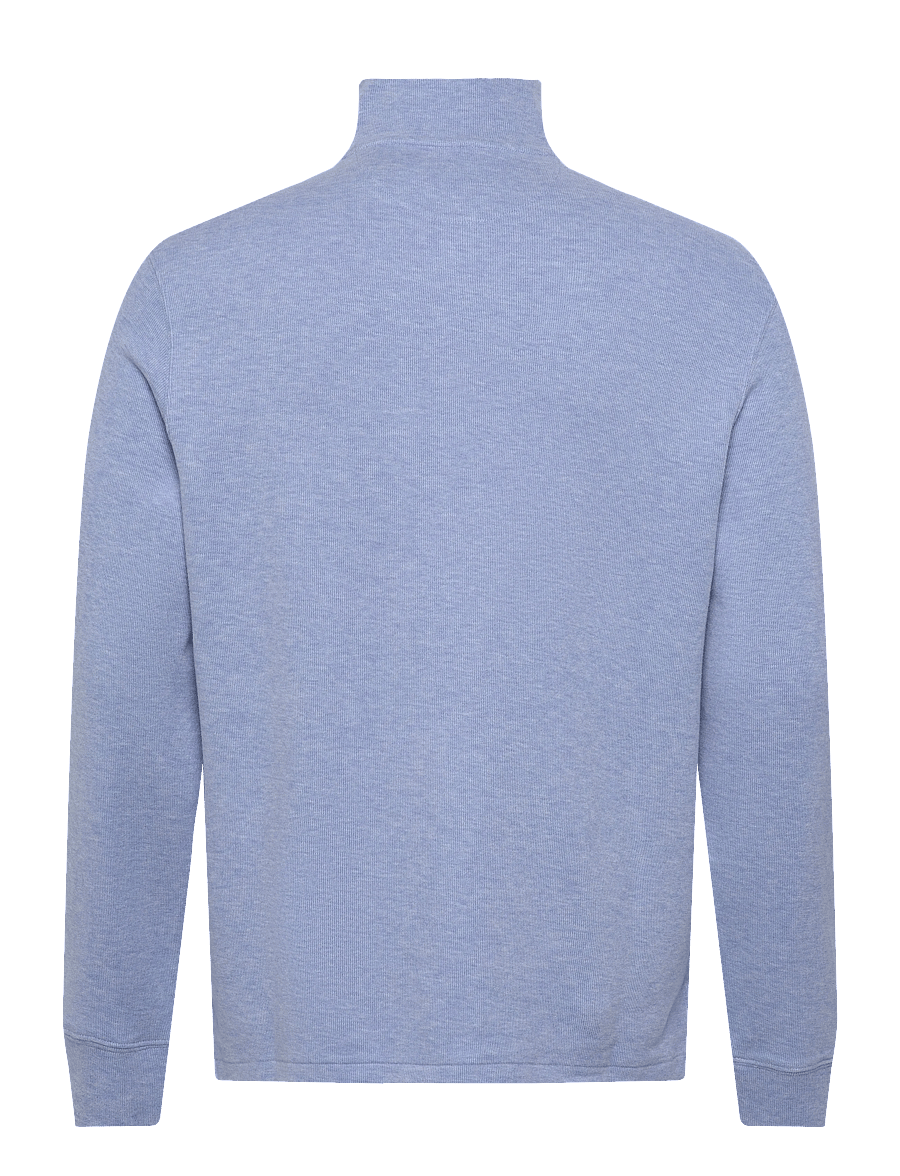 Polo Ralph Lauren - 40/1 DBL KNIT JACQ-KNT-PULLOVER - tõmblukk-kaelusega džemprid - isle heather - 1