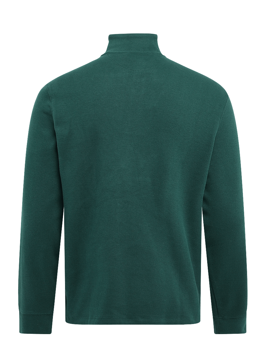 Polo Ralph Lauren - 40/1 DBL KNIT JACQ-KNT-PULLOVER - pullover mit halbem reißverschluss - moss agate - 2