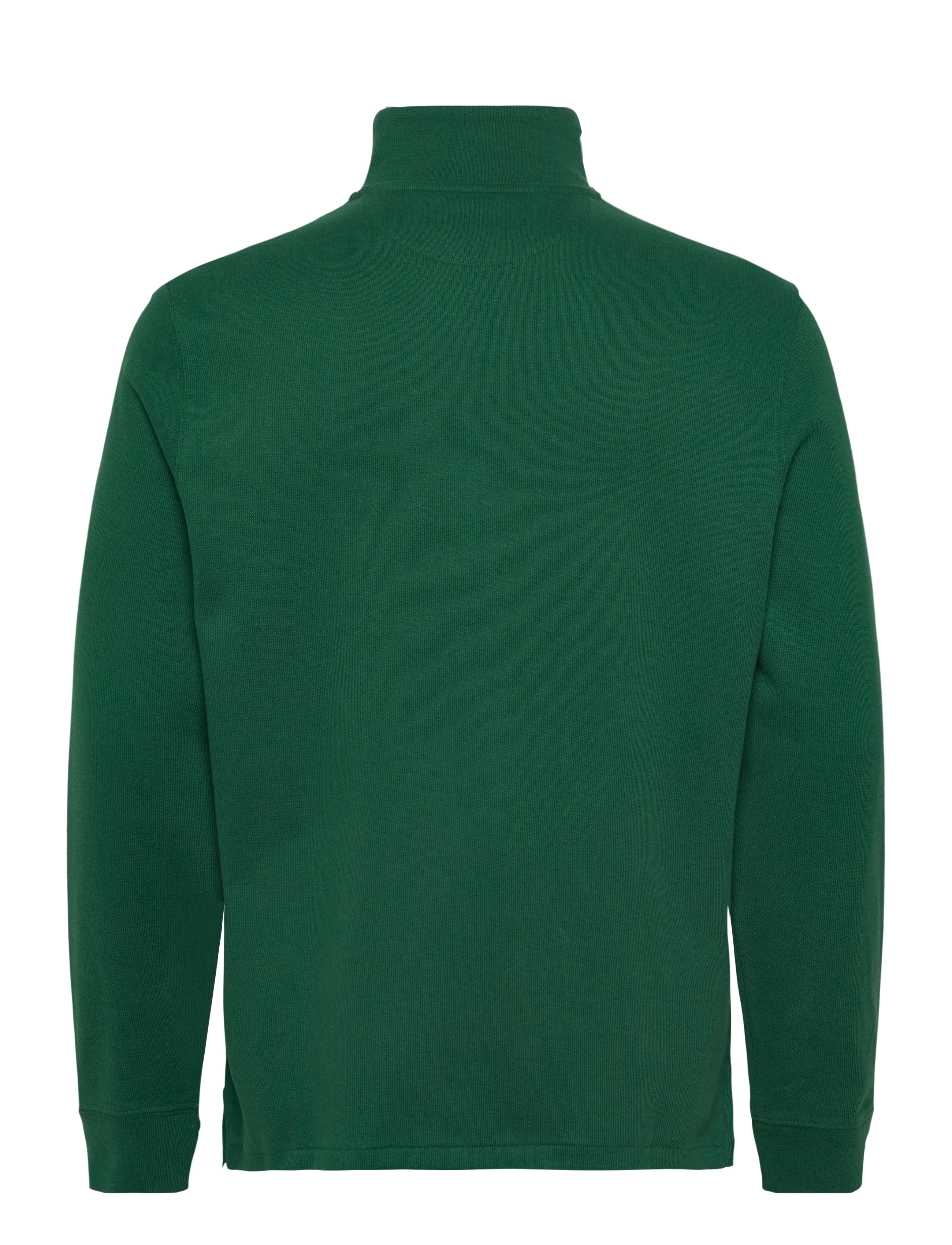 Polo Ralph Lauren - Estate-Rib Quarter-Zip Pullover - half zip jumpers - new forest - 1
