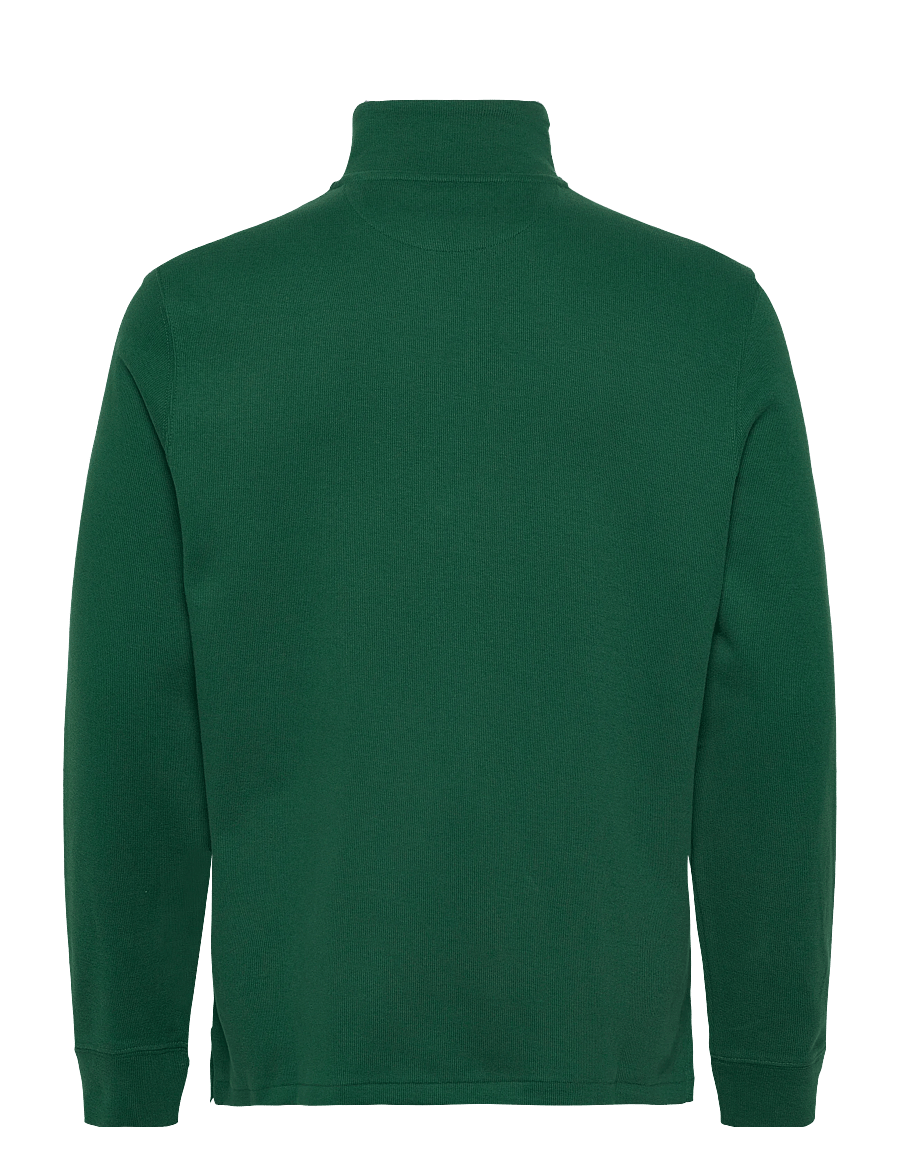 Polo Ralph Lauren - Estate-Rib Quarter-Zip Pullover - tõmblukk-kaelusega džemprid - new forest - 1