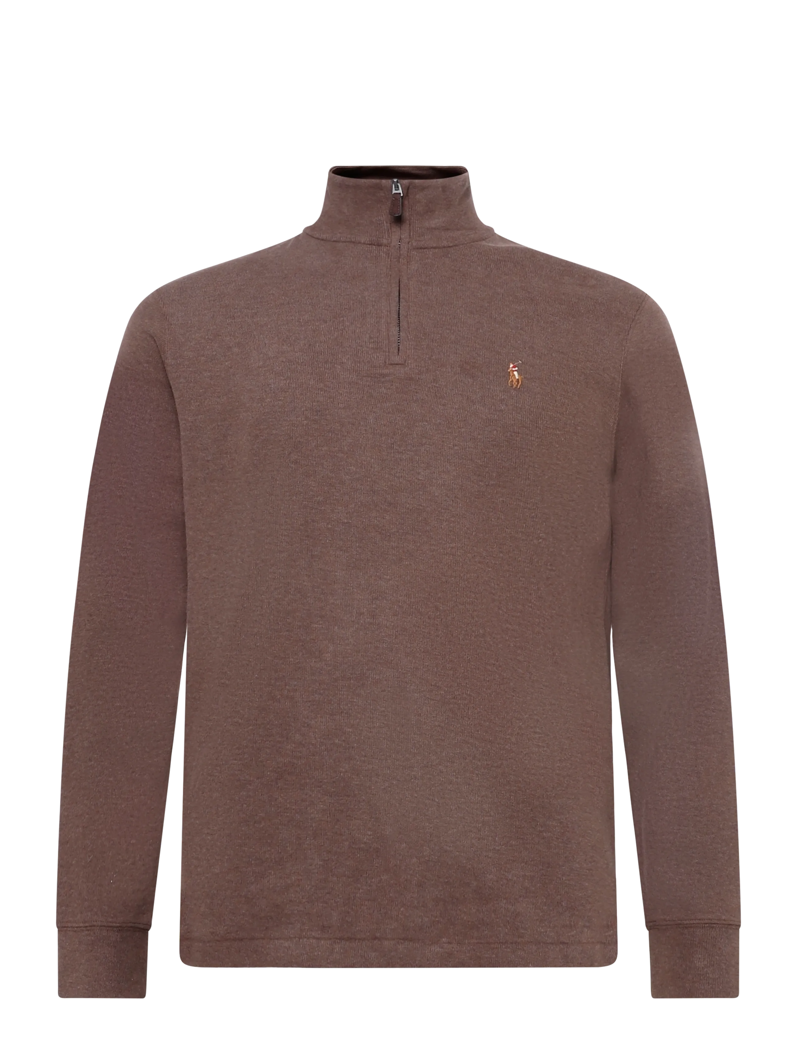Polo Ralph Lauren 40/1 DBL KNIT JACQ-KNT-PULLOVER - Neuleet - NUTMEG BROWN HEAT / brown