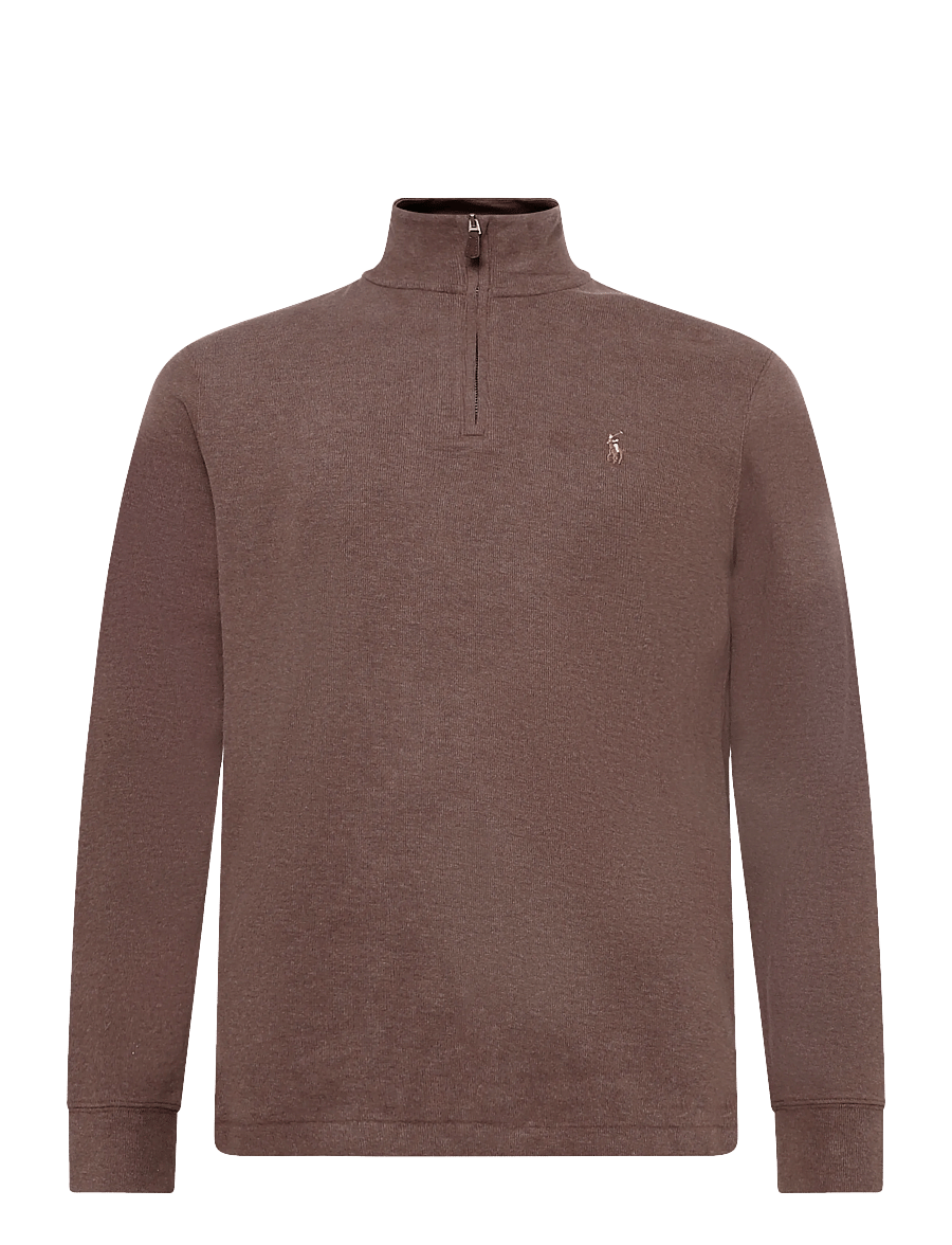 Polo Ralph Lauren - Estate-Rib Quarter-Zip Pullover - pullover mit halbem reißverschluss - nutmeg brown heat - 2