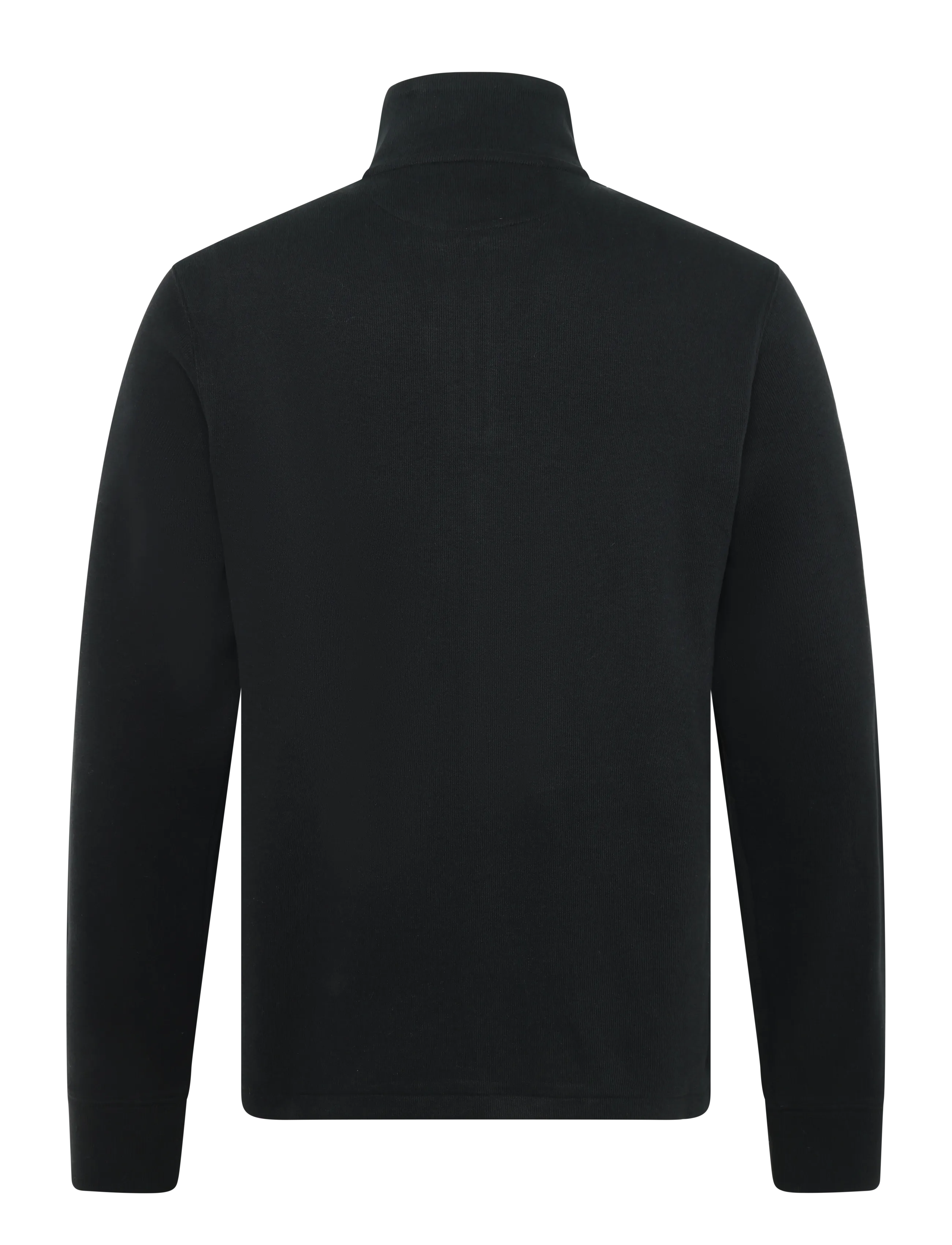 Polo Ralph Lauren - 40/1 DBL KNIT JACQ-KNT-PULLOVER - pullover mit halbem reißverschluss - polo black - 1