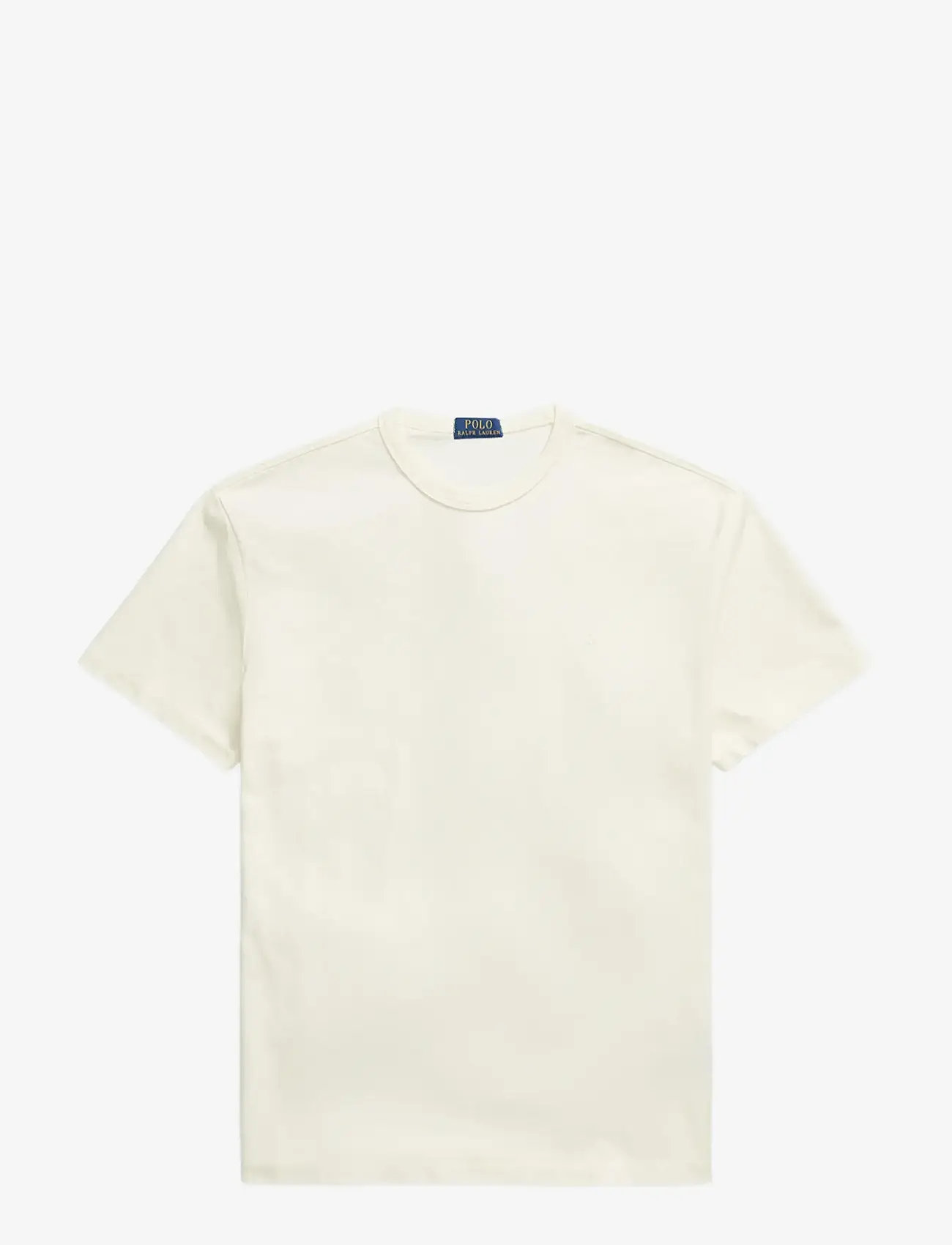 Polo Ralph Lauren - Classic Fit Garment-Dyed Jersey T-Shirt - kortärmade t-shirts - clubhouse cream - 1