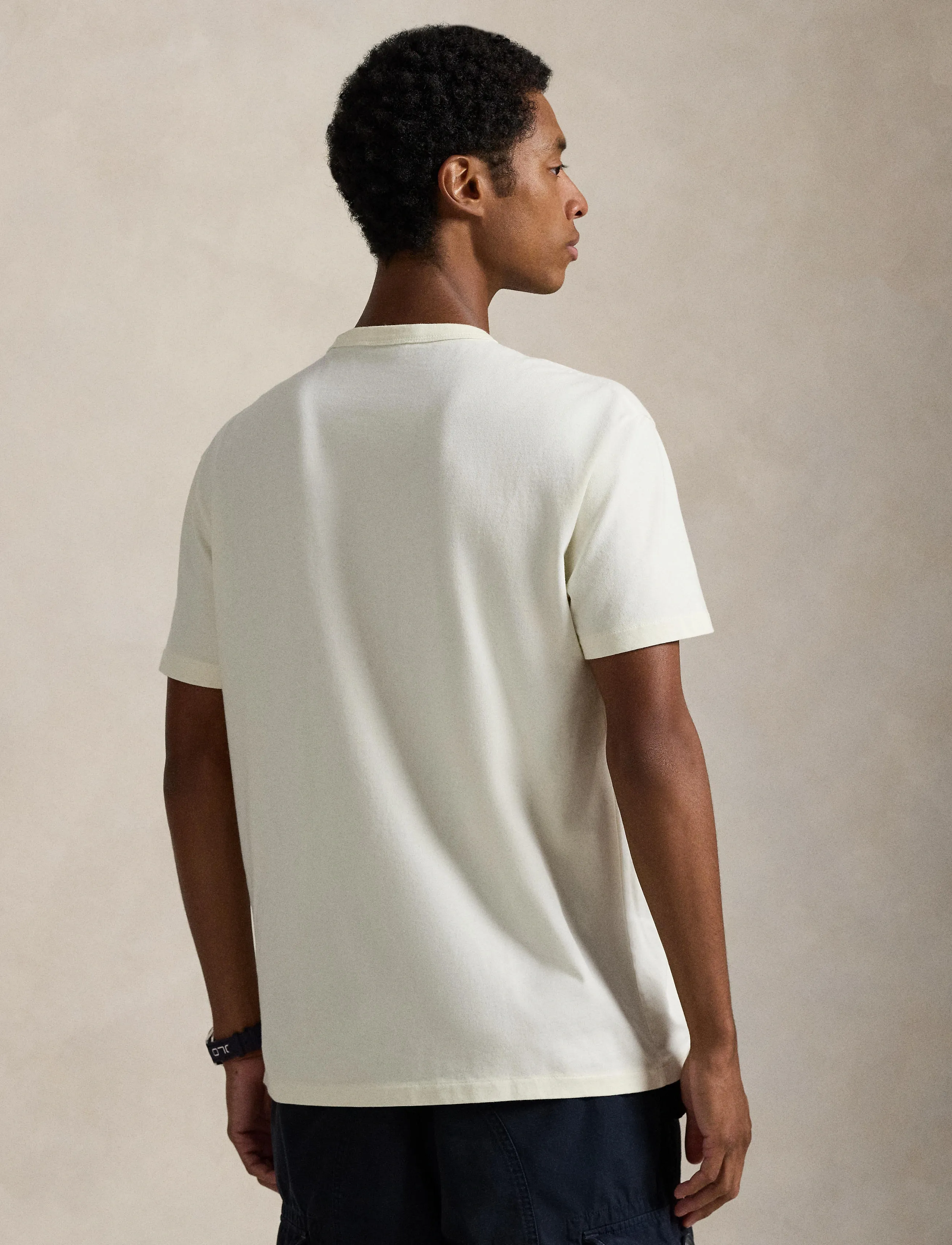 Polo Ralph Lauren - Classic Fit Garment-Dyed Jersey T-Shirt - kurzärmelig - clubhouse cream - 2
