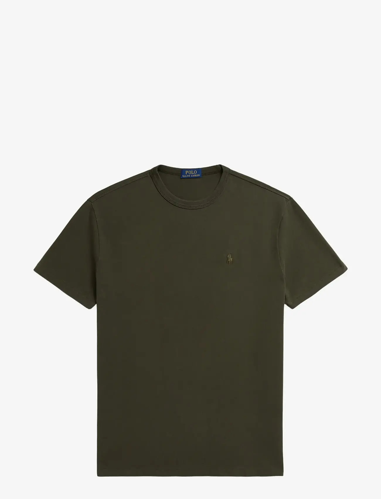 Polo Ralph Lauren - Classic Fit Garment-Dyed Jersey T-Shirt - kortærmede t-shirts - company olive - 0