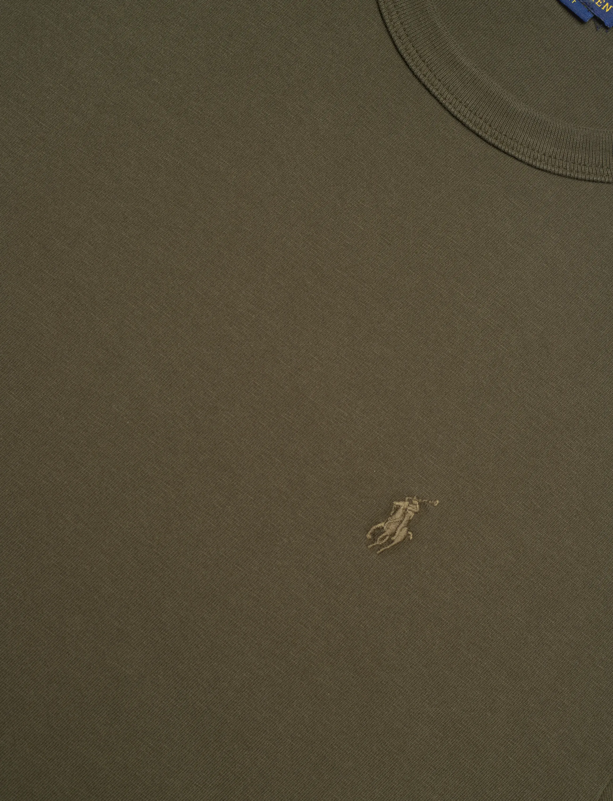 Polo Ralph Lauren - Classic Fit Garment-Dyed Jersey T-Shirt - short-sleeved t-shirts - company olive - 2