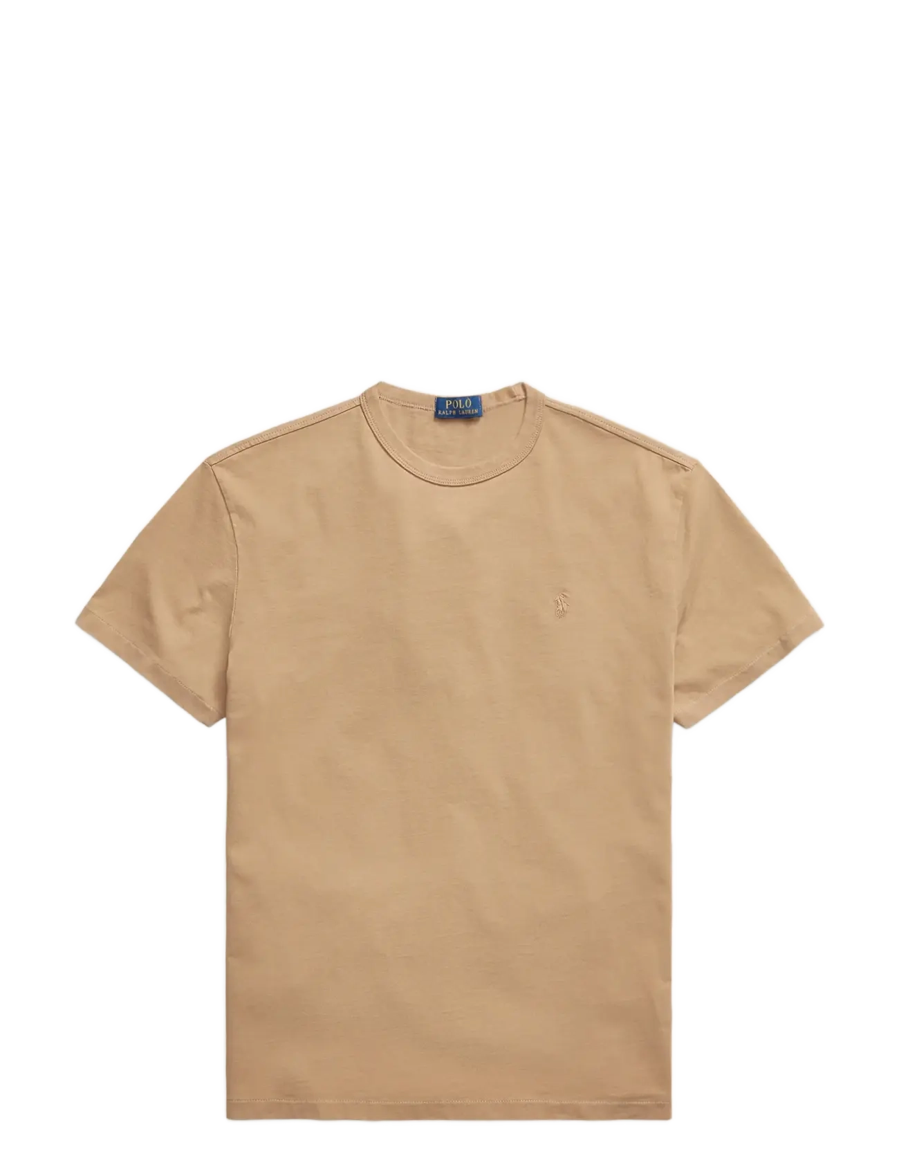 Polo Ralph Lauren Classic Fit Garment-Dyed Jersey T-Shirt - Riided - MONTANA KHAKI / beige