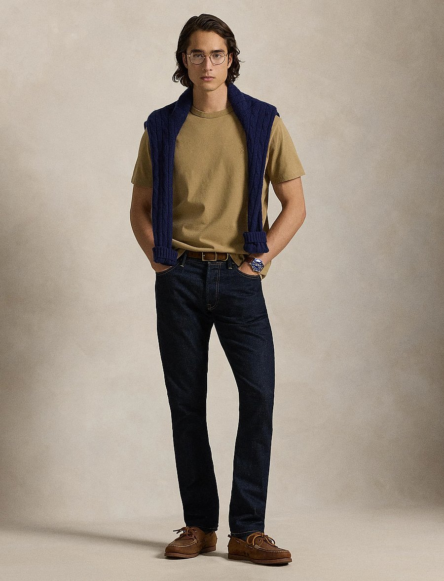 Polo Ralph Lauren - Classic Fit Garment-Dyed Jersey T-Shirt - kurzärmelige t-shirts - montana khaki - 0