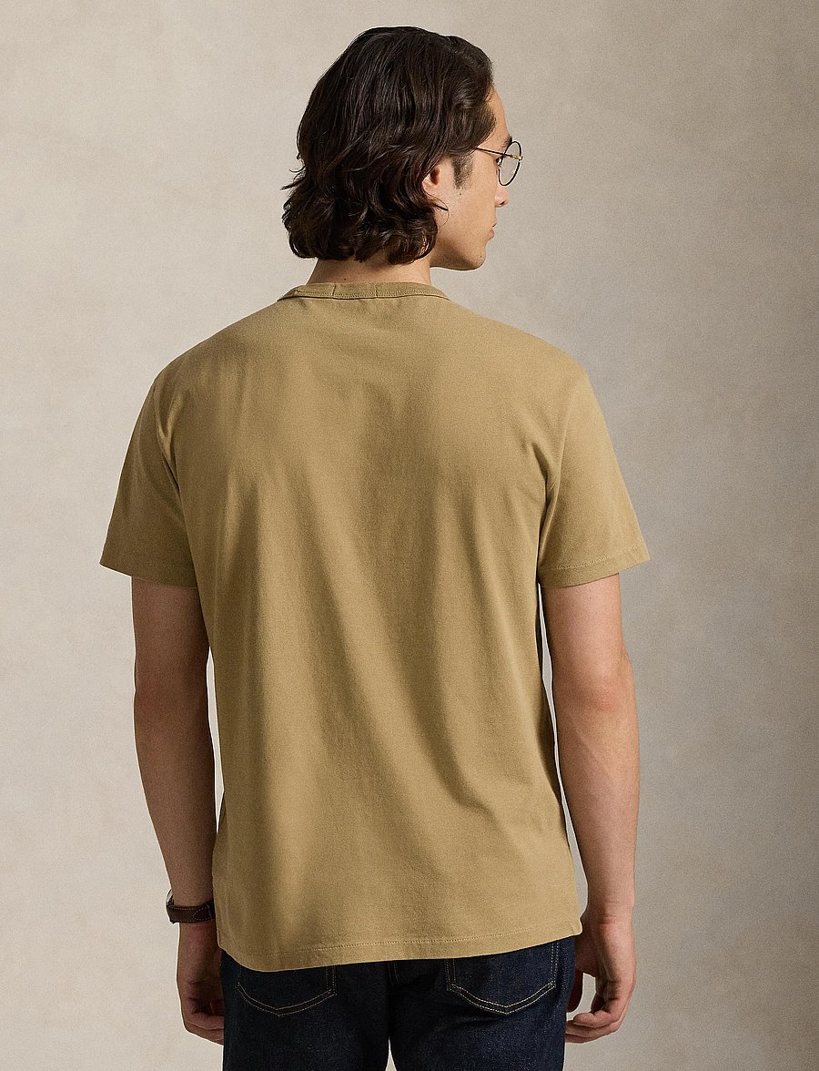 Polo Ralph Lauren - Classic Fit Garment-Dyed Jersey T-Shirt - kurzärmelige t-shirts - montana khaki - 2