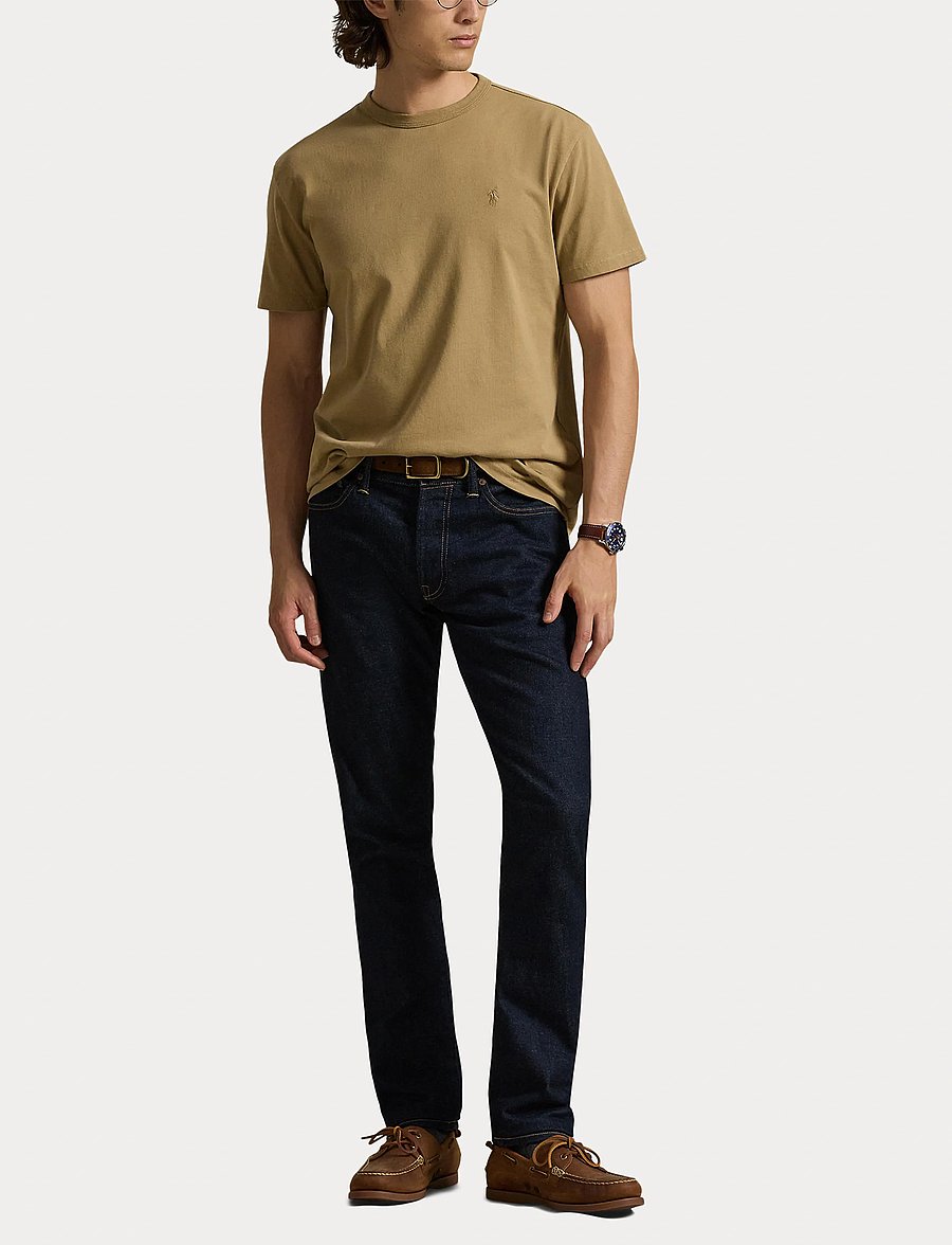 Polo Ralph Lauren - Classic Fit Garment-Dyed Jersey T-Shirt - kurzärmelige t-shirts - montana khaki - 4