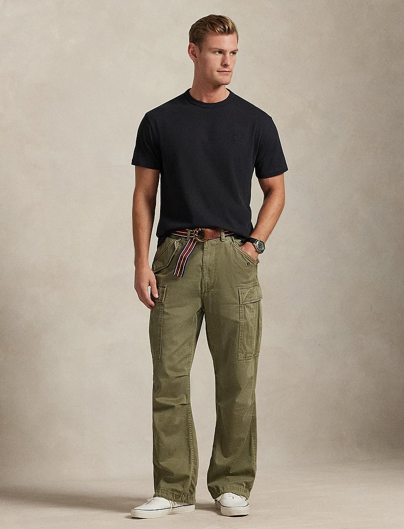 Polo Ralph Lauren - Classic Fit Garment-Dyed Jersey T-Shirt - kortærmede t-shirts - polo black - 0