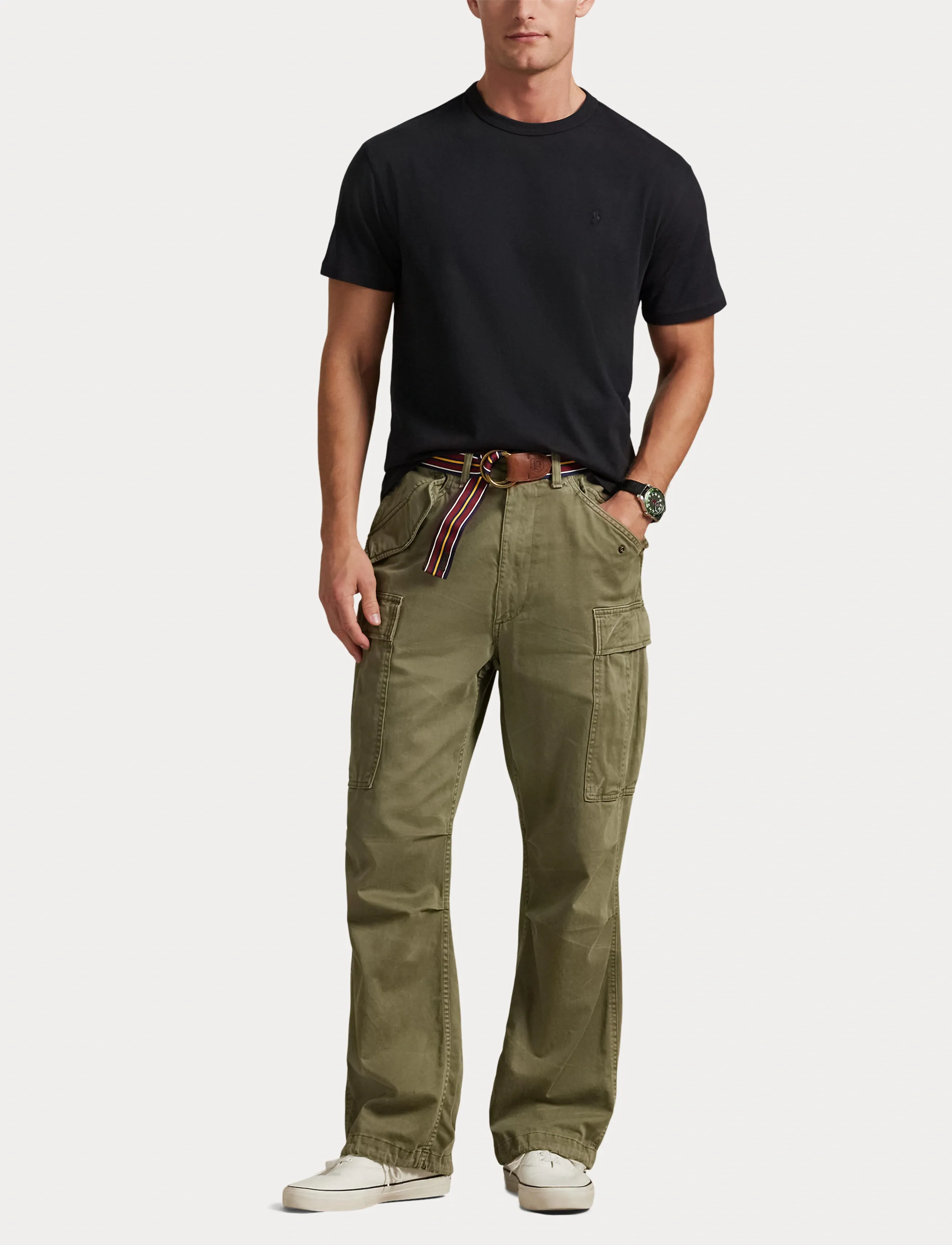 Polo Ralph Lauren - Classic Fit Garment-Dyed Jersey T-Shirt - kortærmede t-shirts - polo black - 4