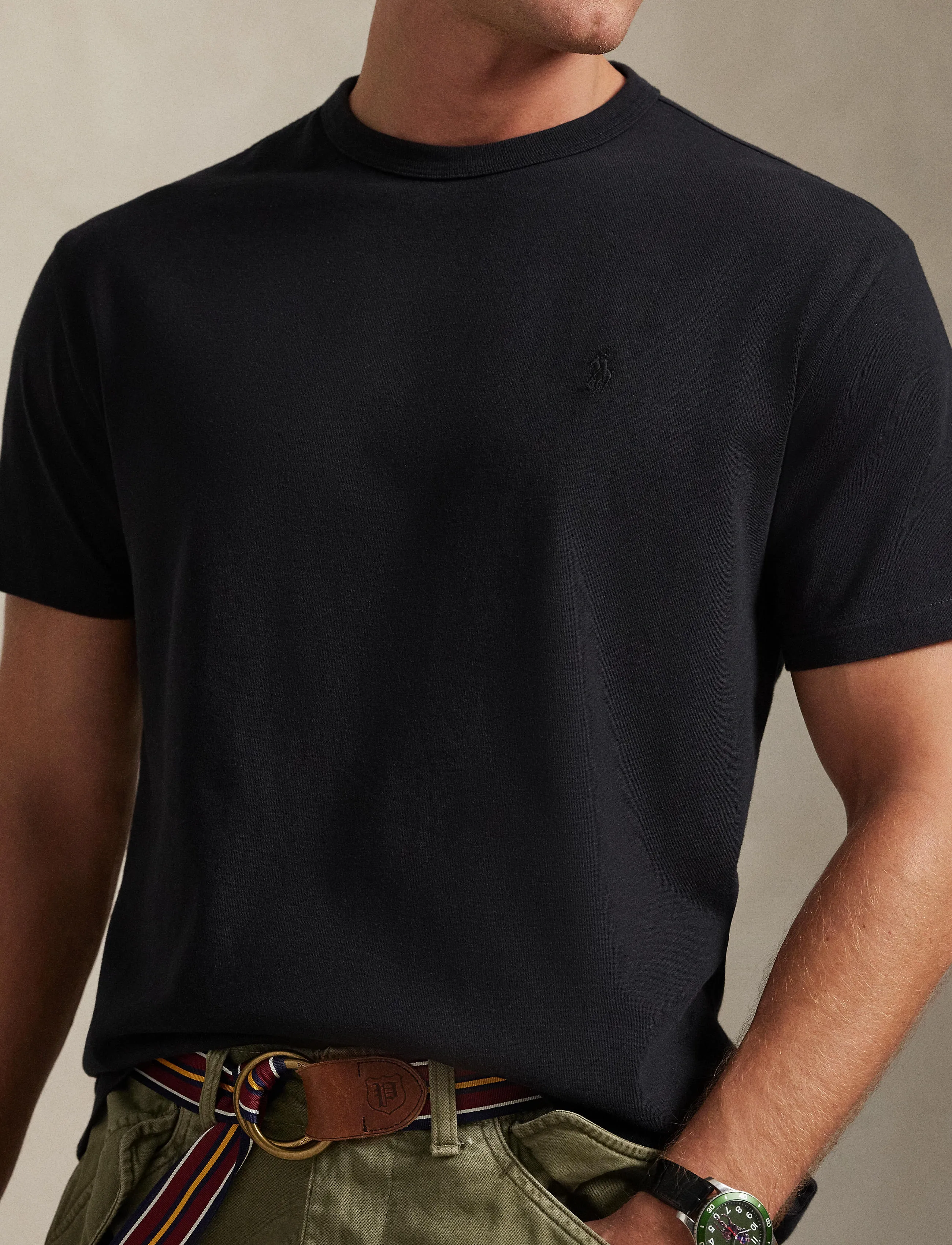 Polo Ralph Lauren Classic Fit Garment-Dyed Jersey T-Shirt herr – bild 7