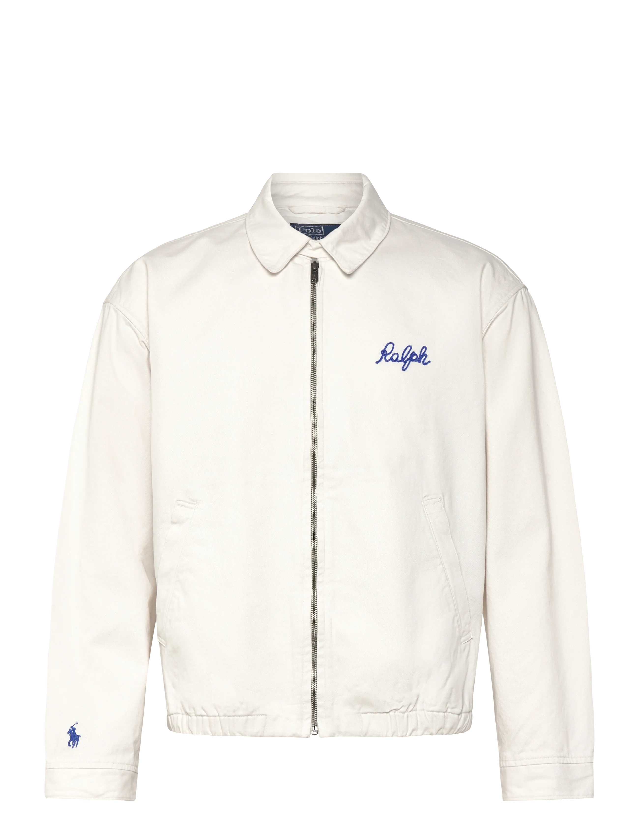 Polo Ralph Lauren The Big Cow-Embroidered Jacket - Bomberjacken - DECKWASH WHITE / cream