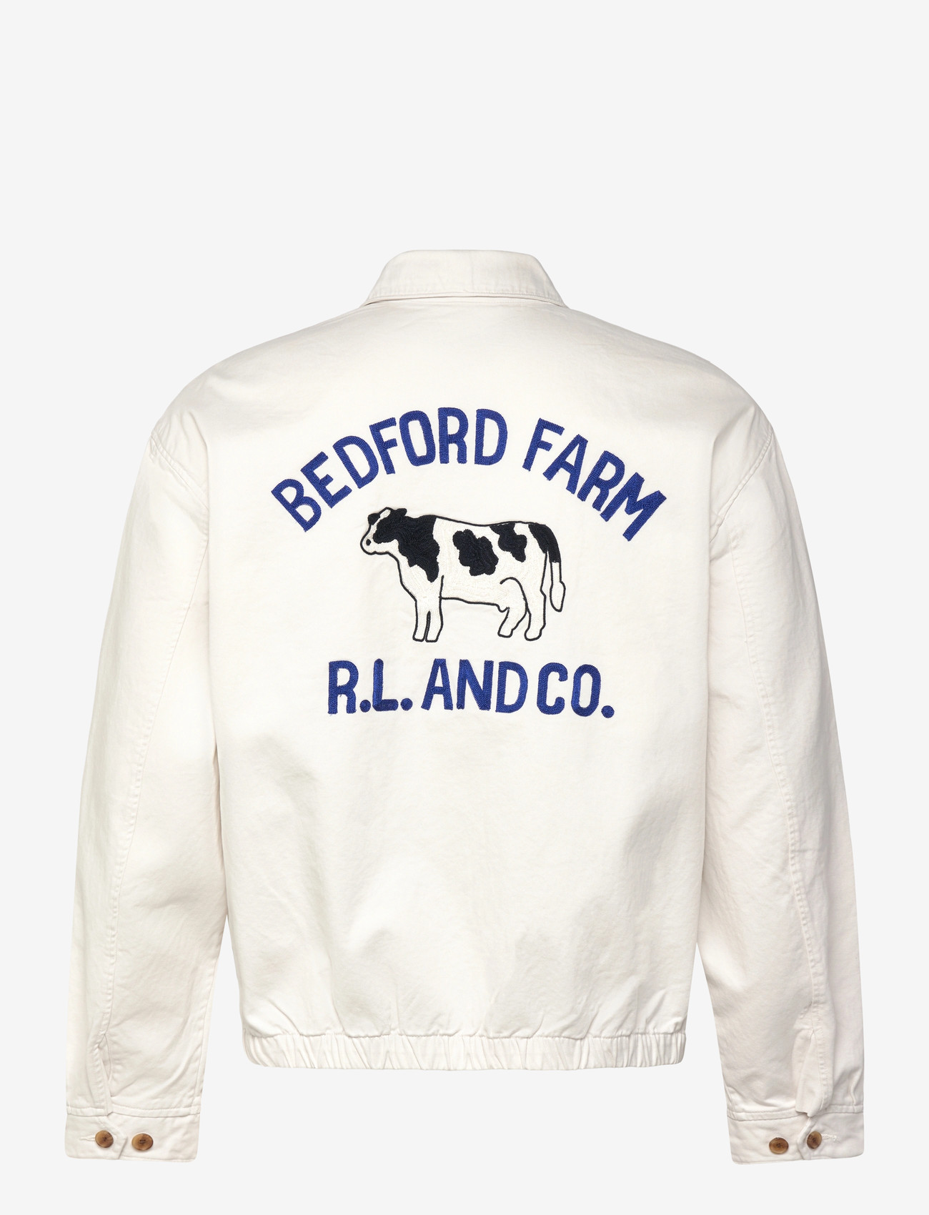 Polo Ralph Lauren - The Big Cow-Embroidered Jacket - vestes légères use default - deckwash white - 1