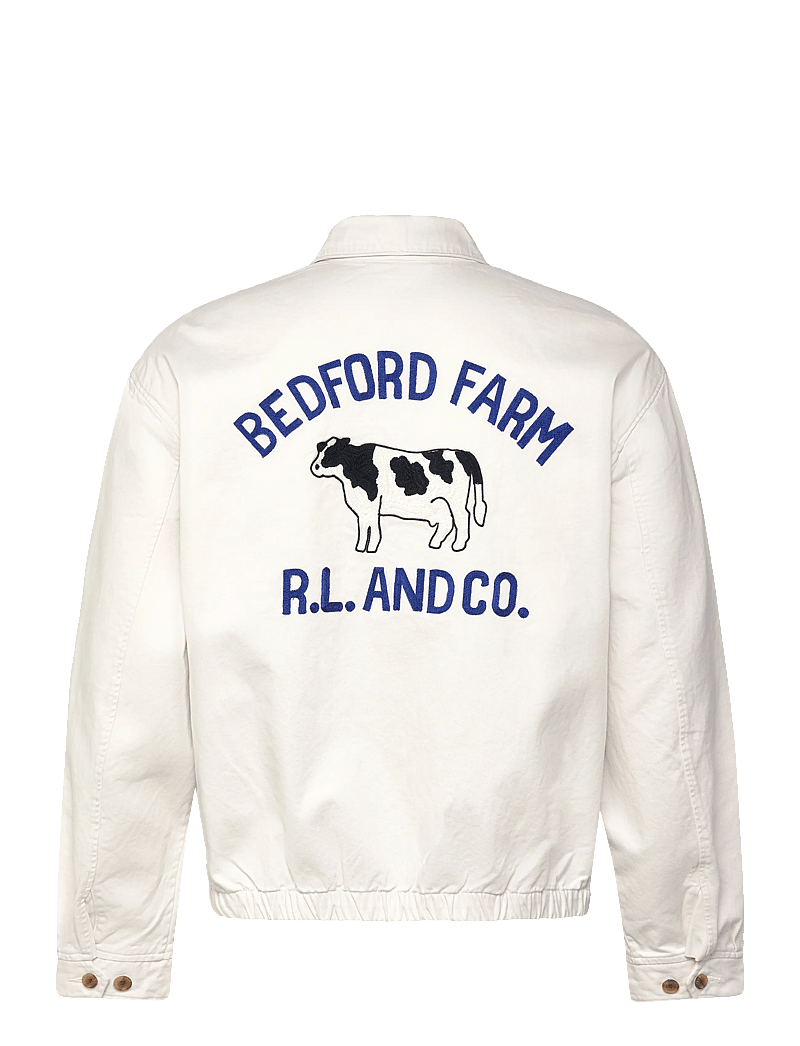 Polo Ralph Lauren - The Big Cow-Embroidered Jacket - vestes légères use default - deckwash white - 1
