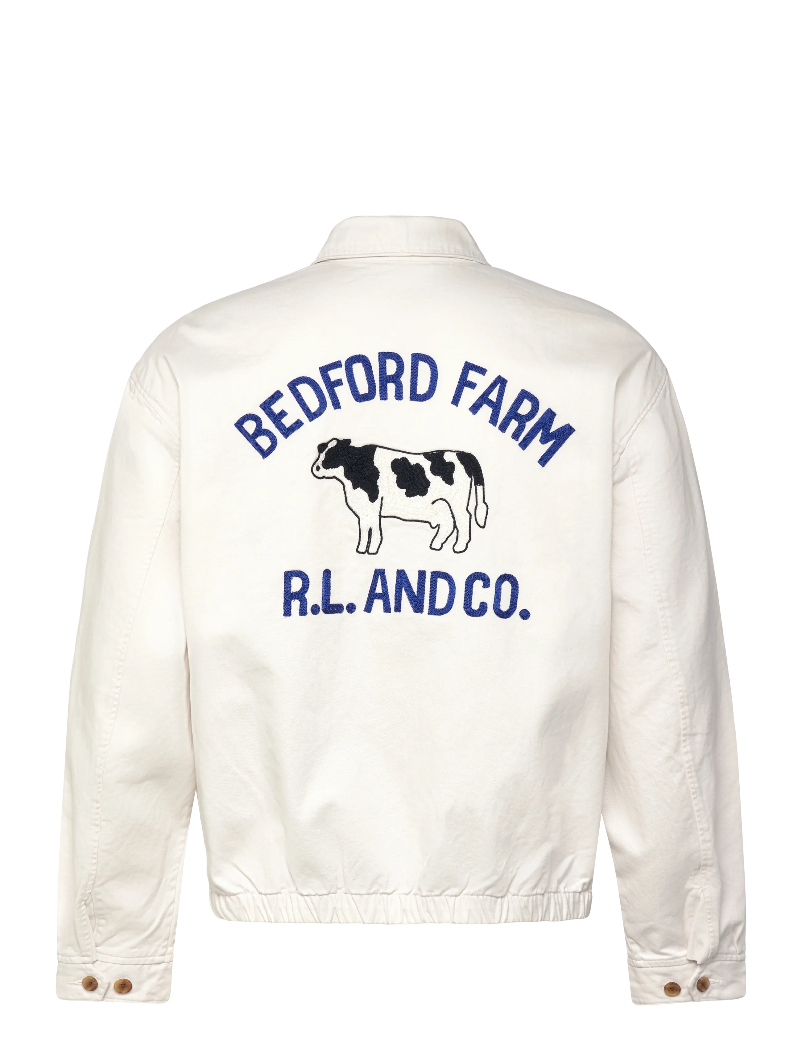 Polo Ralph Lauren - The Big Cow-Embroidered Jacket - vindjakker - deckwash white - 1