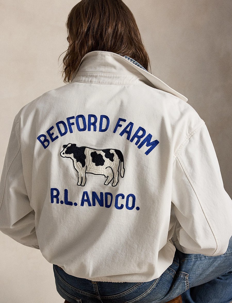 Polo Ralph Lauren - The Big Cow-Embroidered Jacket - vestes légères use default - deckwash white - 3