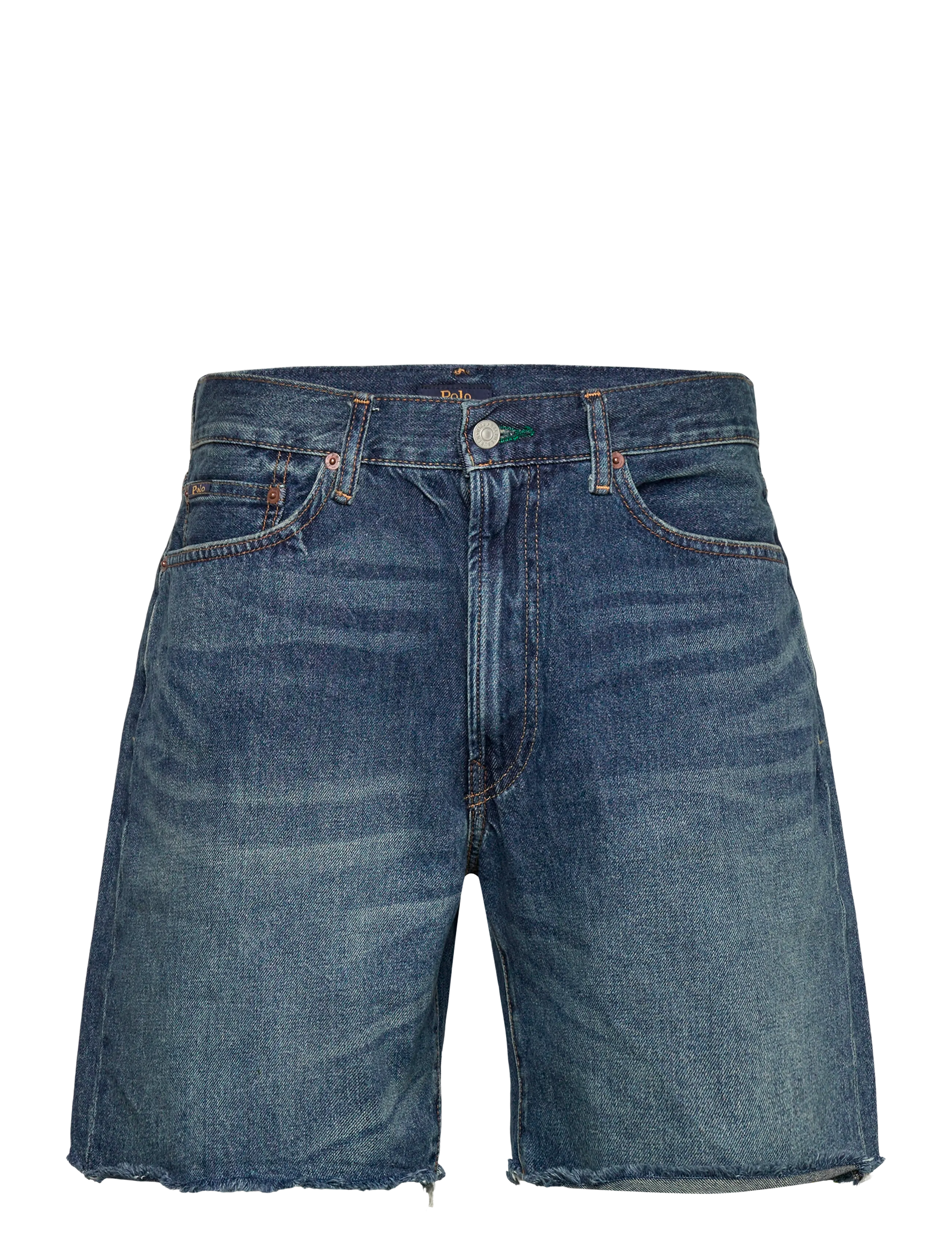 POLO RALPH LAUREN 8-Inch Vintage Klassisch Fit Cutoff Kurz Blau - 34 - Herren