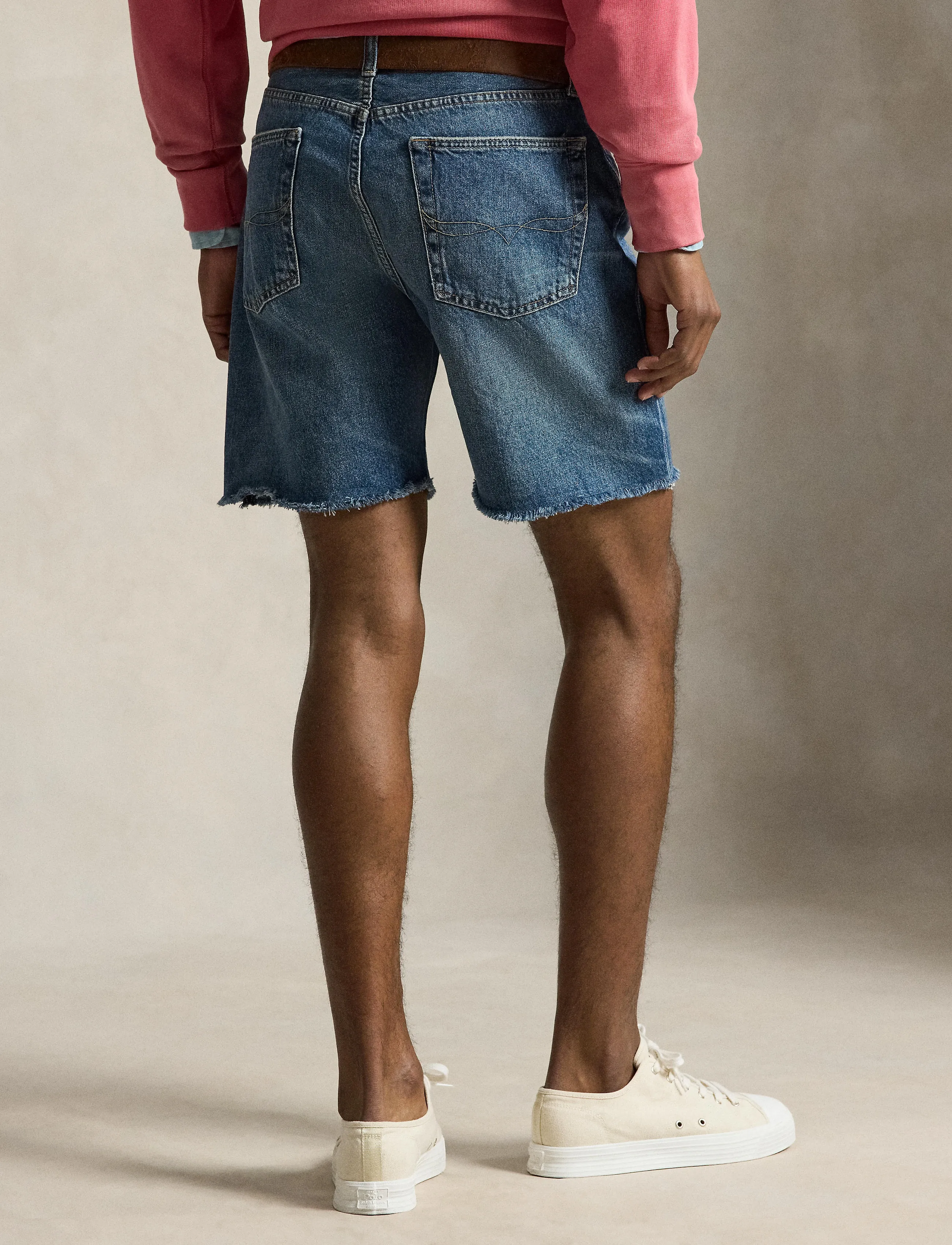 Polo Ralph Lauren - 8-Inch Vintage Classic Fit Cutoff Short - jorts - storm point - 3