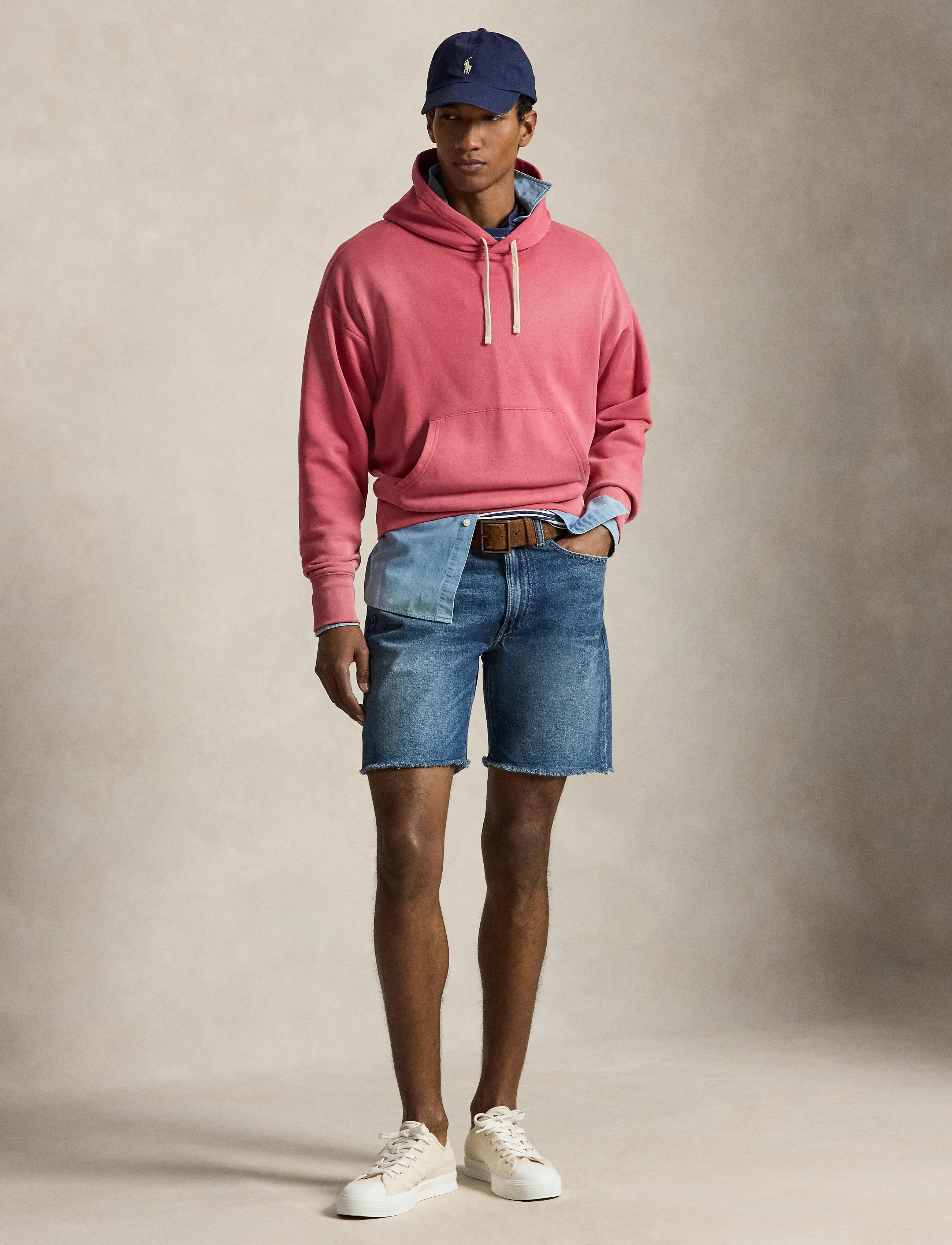 Polo Ralph Lauren - 8-Inch Vintage Classic Fit Cutoff Short - jorts - storm point - 4