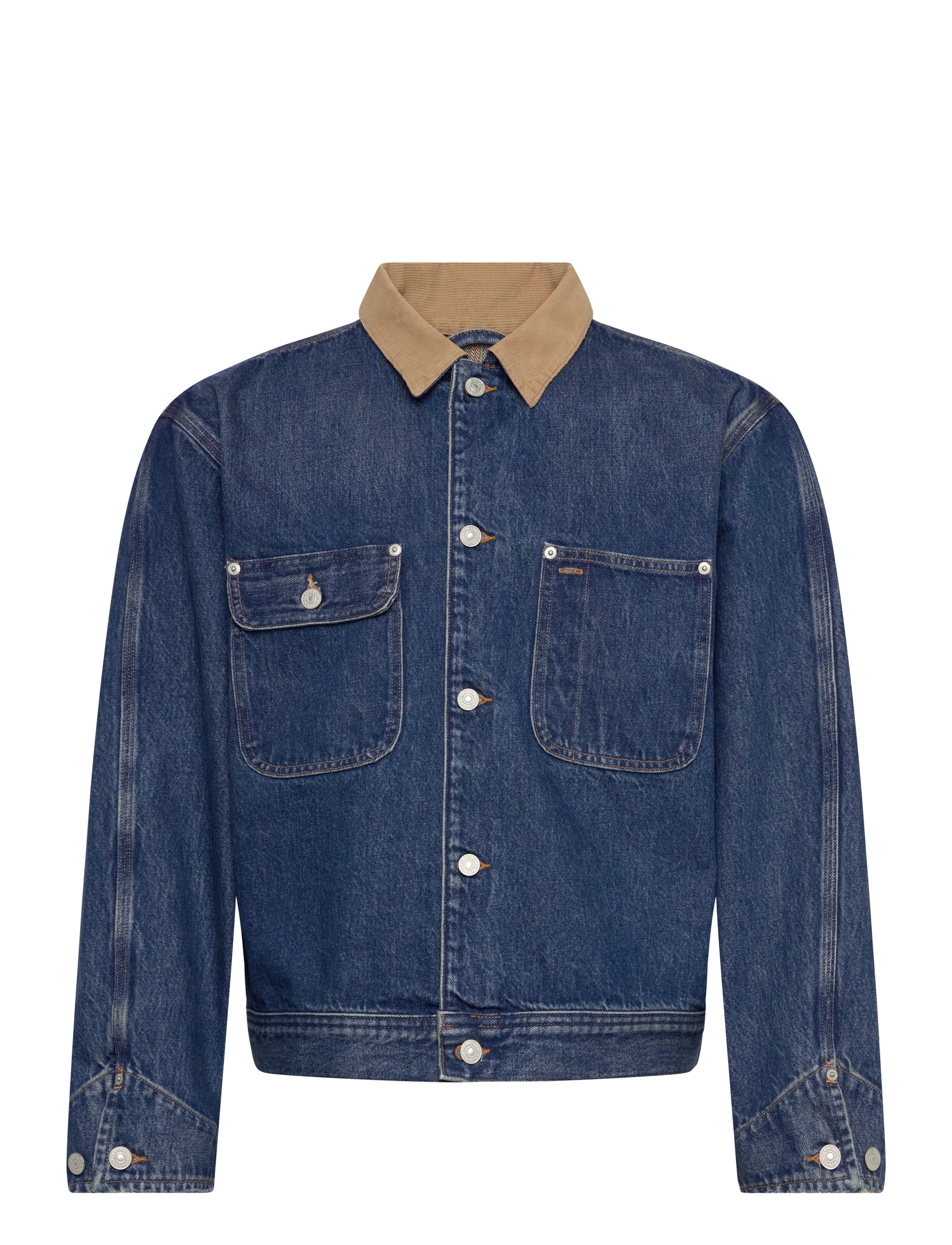 Polo Ralph Lauren Denim Corduroy-Collar Trucker Jacket - Inspiration - OUTPOST / blue