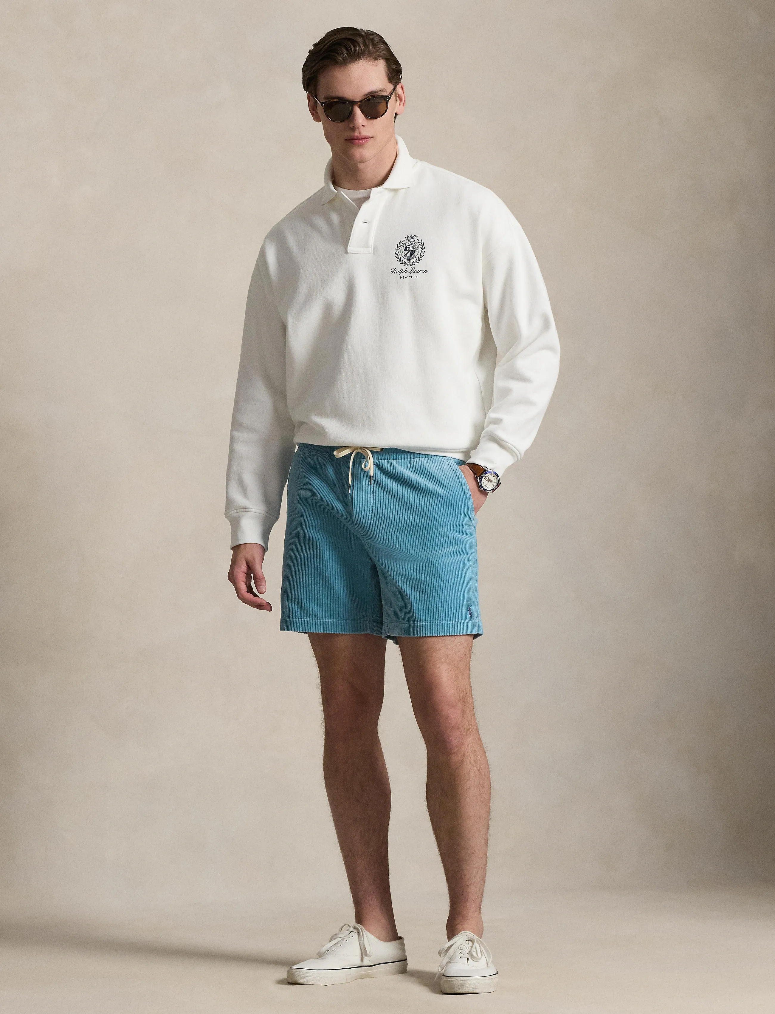 Polo Ralph Lauren - 6-Inch Polo Prepster Corduroy Short - freizeitshorts - blue note - 4