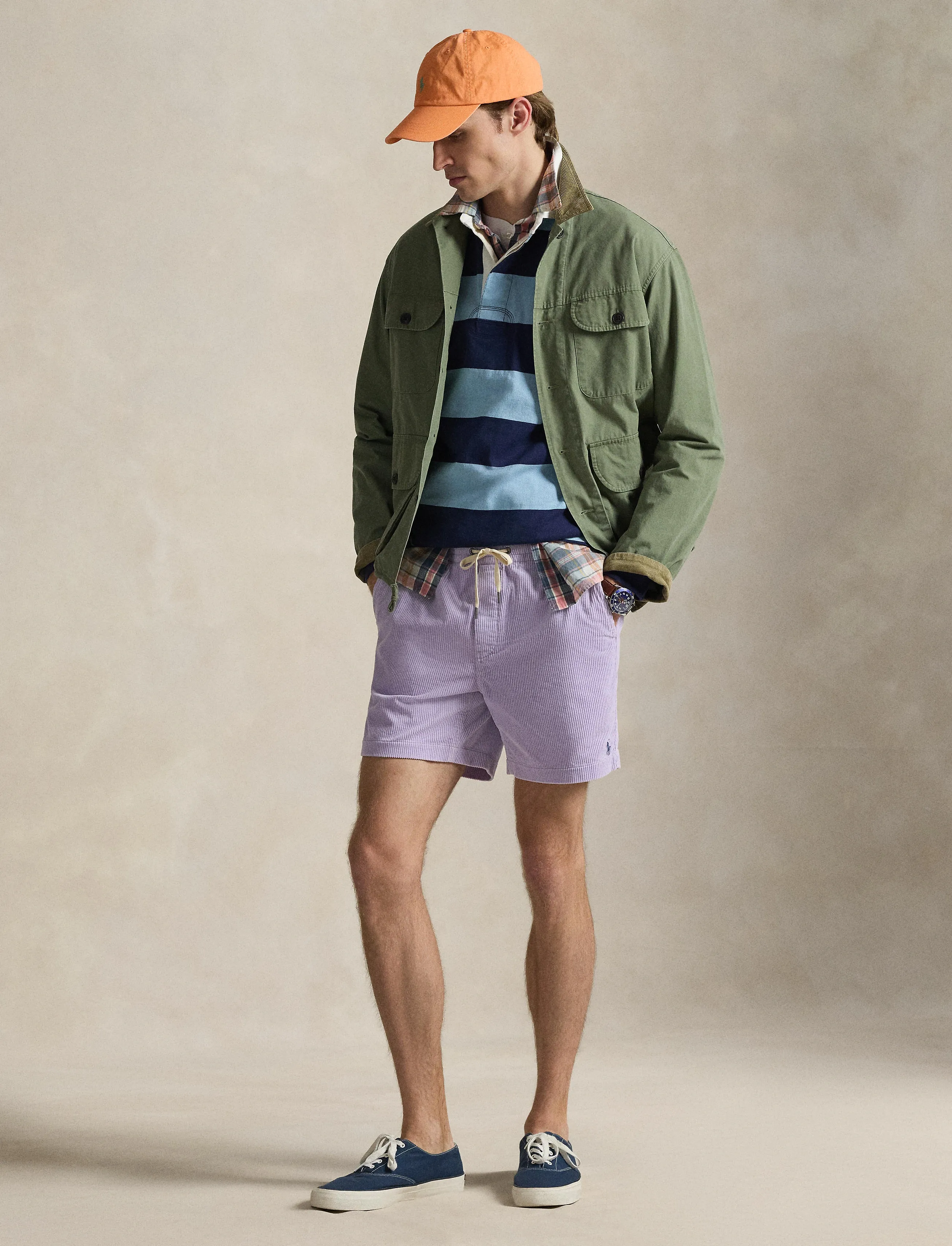 Polo Ralph Lauren - 6-Inch Polo Prepster Corduroy Short - freizeitshorts - spring iris - 4