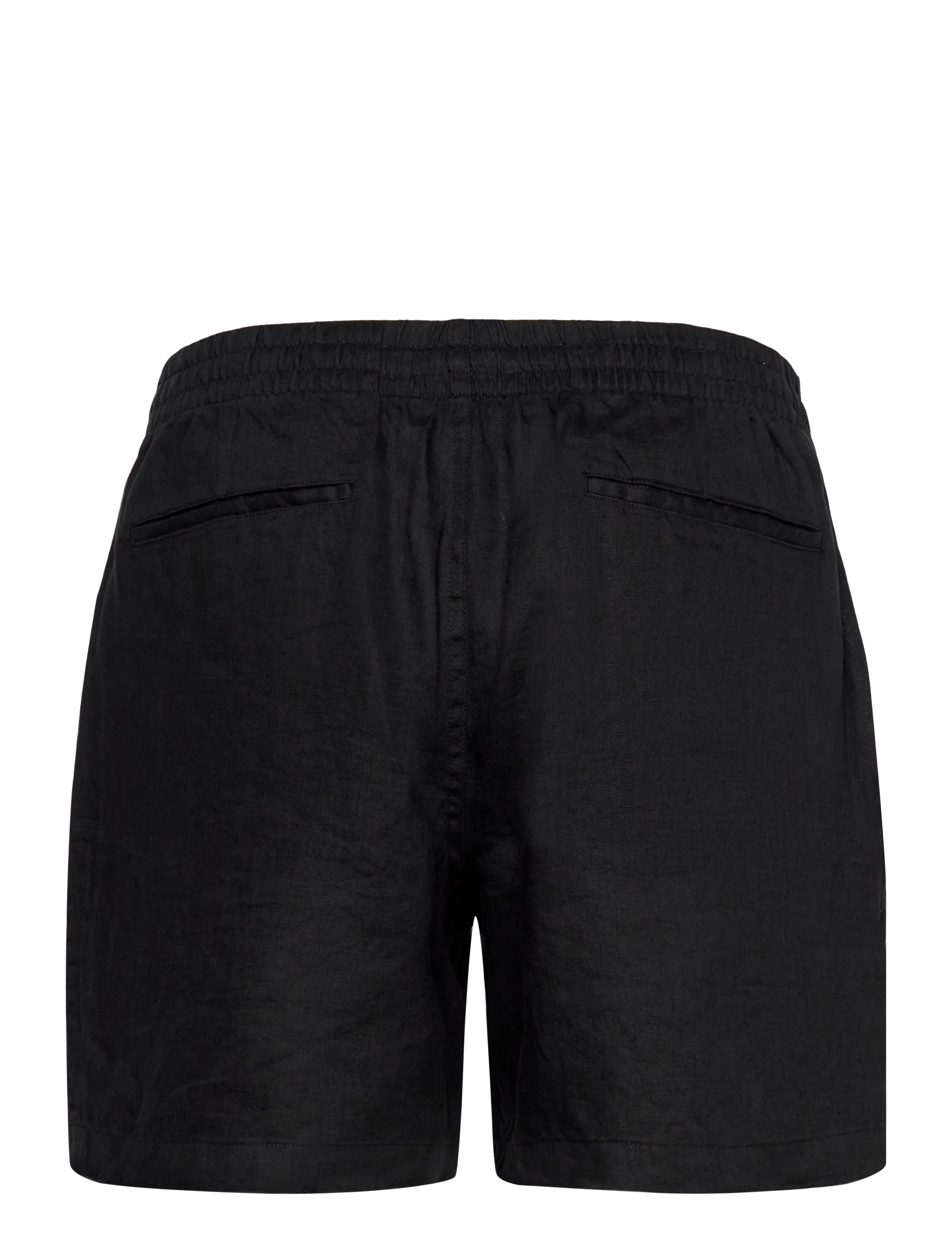 Polo Ralph Lauren - 6-Inch Polo Prepster Linen Short - hørshorts - polo black - 2