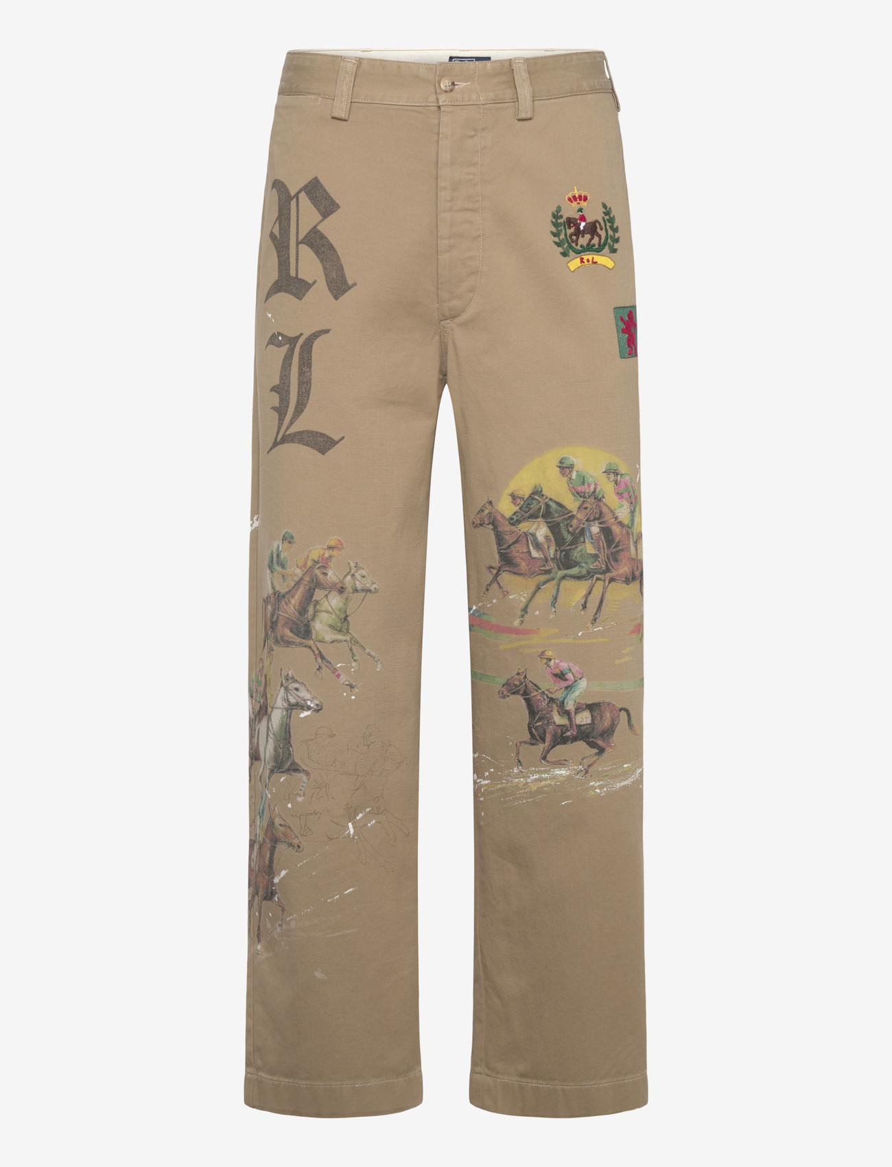 Polo Ralph Lauren - Limited Edition Burroughs Big Fit Pant - vabaajapüksid - desert khaki w/ p - 1