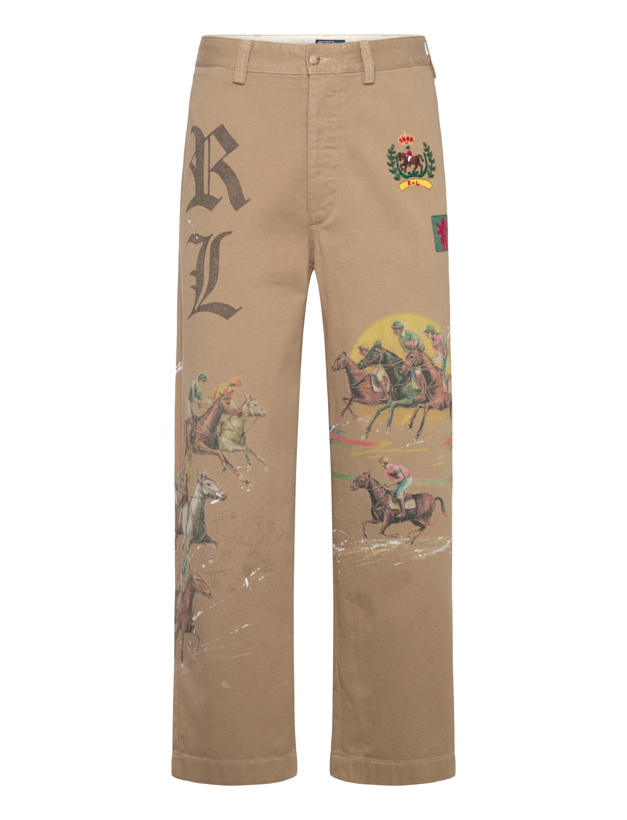 Polo Ralph Lauren - Limited Edition Burroughs Big Fit Pant - kasdienio stiliaus kelnės - desert khaki w/ p - 1