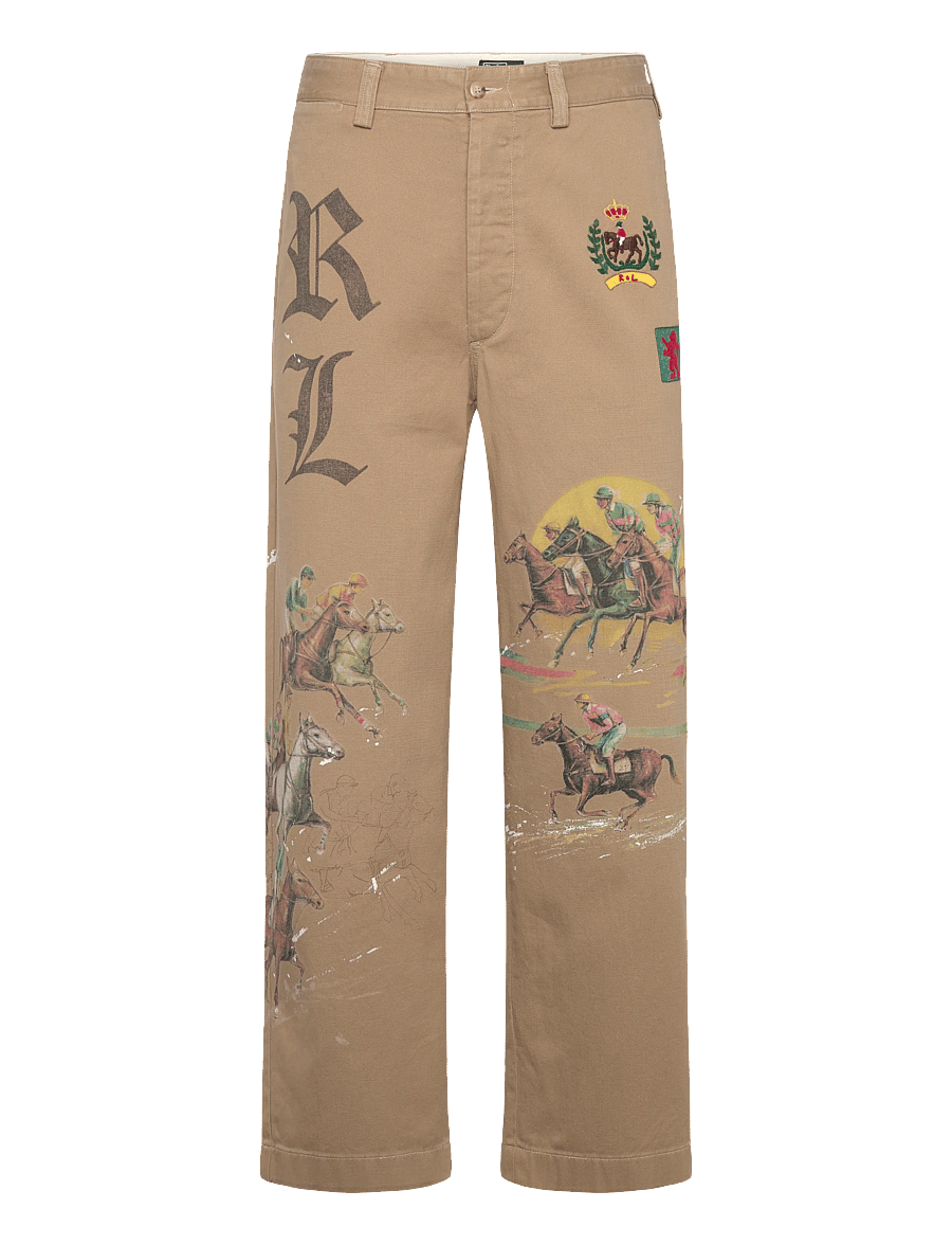 Polo Ralph Lauren - Limited Edition Burroughs Big Fit Pant - vabaajapüksid - desert khaki w/ p - 1