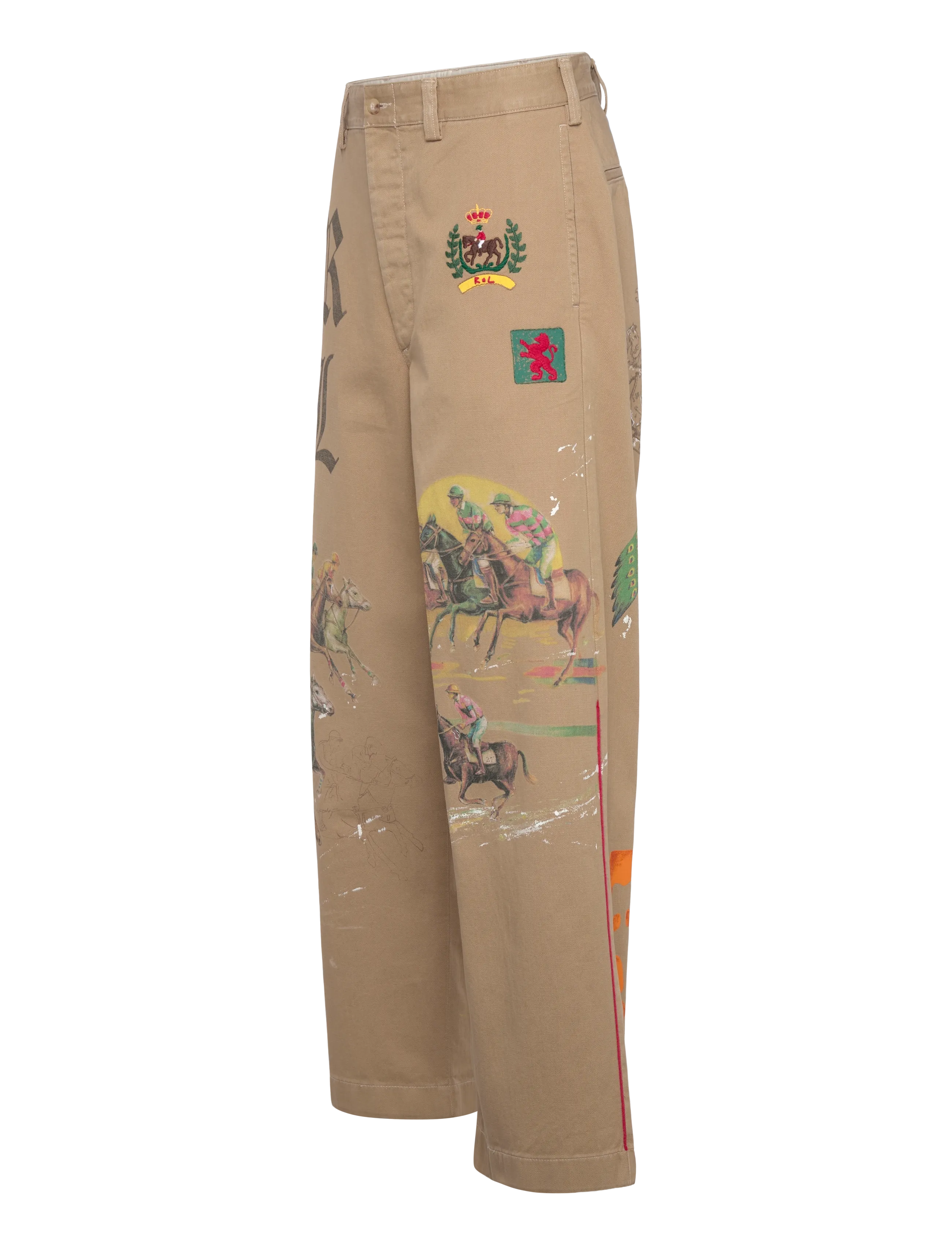 Polo Ralph Lauren - Limited Edition Burroughs Big Fit Pant - kasdienio stiliaus kelnės - desert khaki w/ p - 3