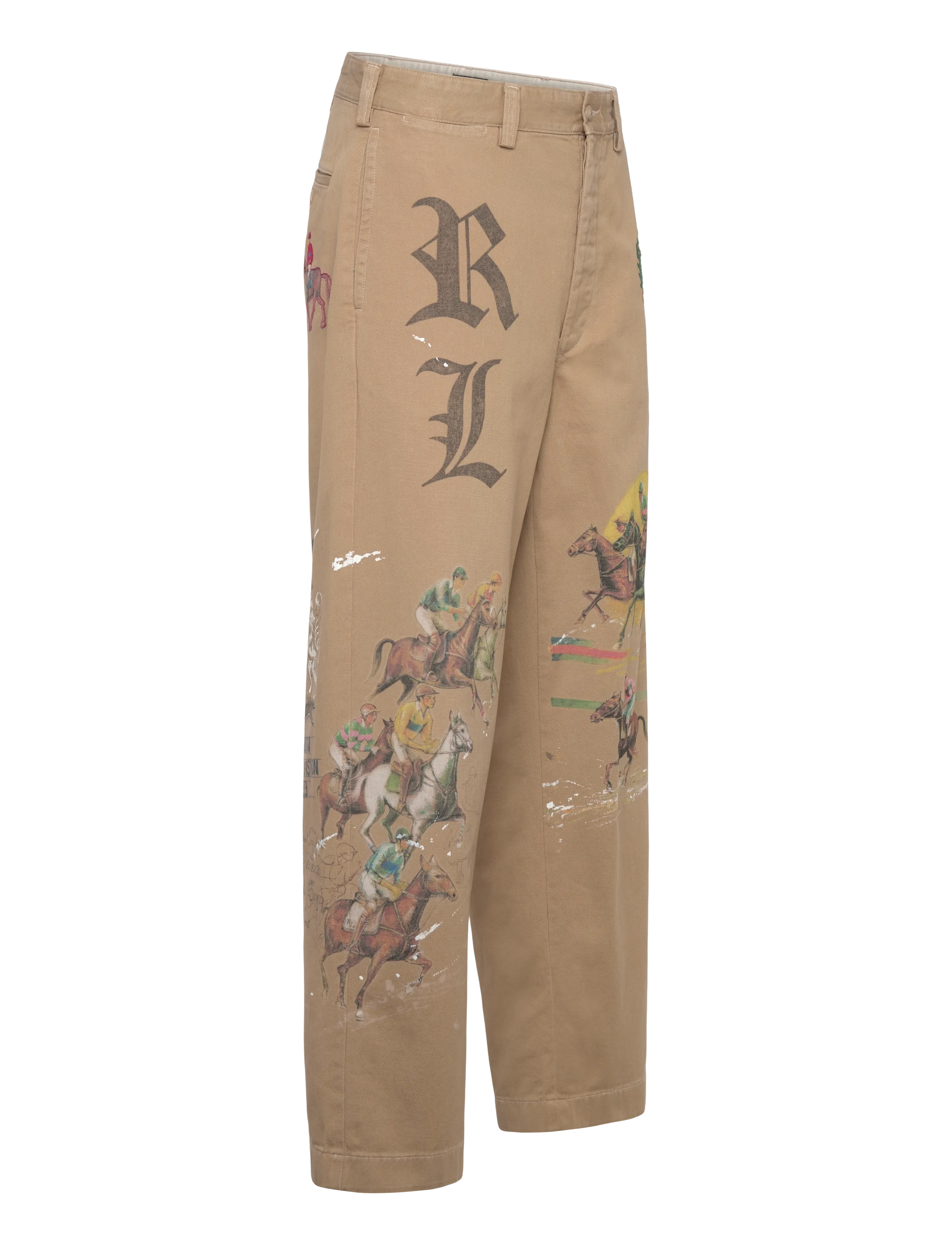 Polo Ralph Lauren - Limited Edition Burroughs Big Fit Pant - kasdienio stiliaus kelnės - desert khaki w/ p - 4