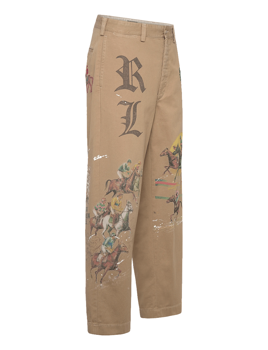 Polo Ralph Lauren - Limited Edition Burroughs Big Fit Pant - vabaajapüksid - desert khaki w/ p - 4