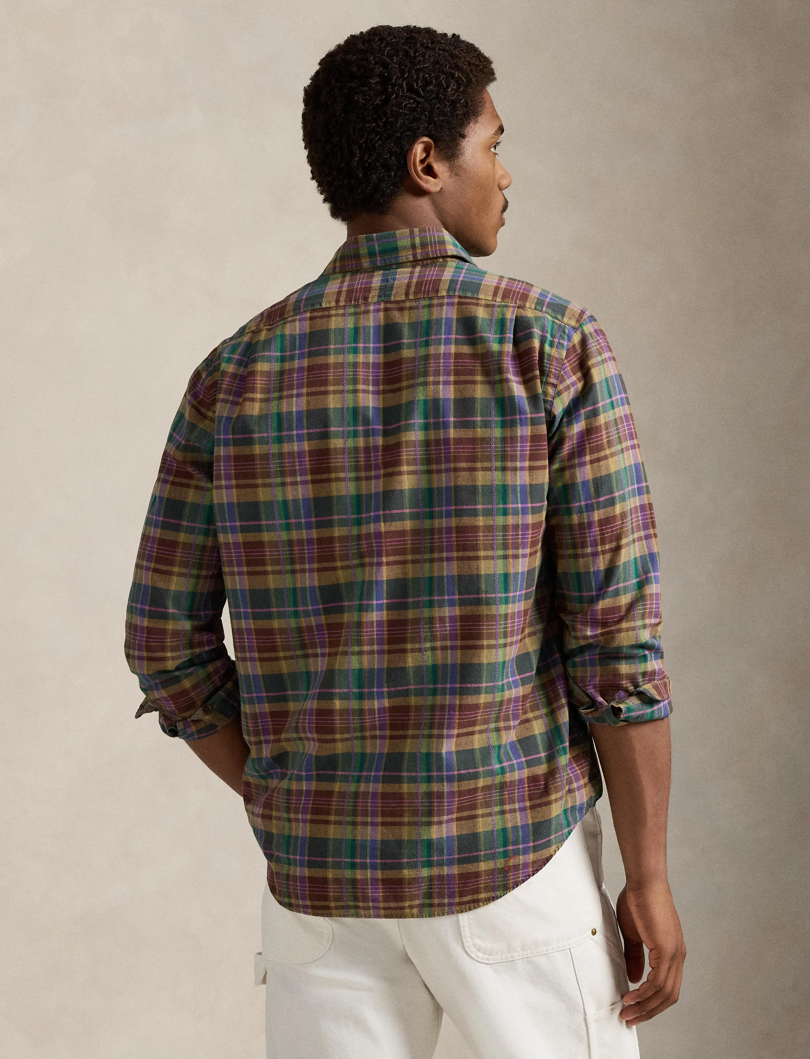 Polo Ralph Lauren - Classic Fit Madras Shirt - casual hemden - 7097 brown purple - 5