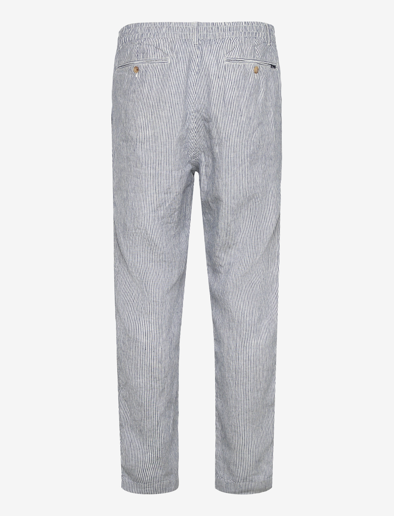 Polo Ralph Lauren - Lateef Slim Tapered Fit Linen Pant - lininės kelnės - navy micro stripe - 2
