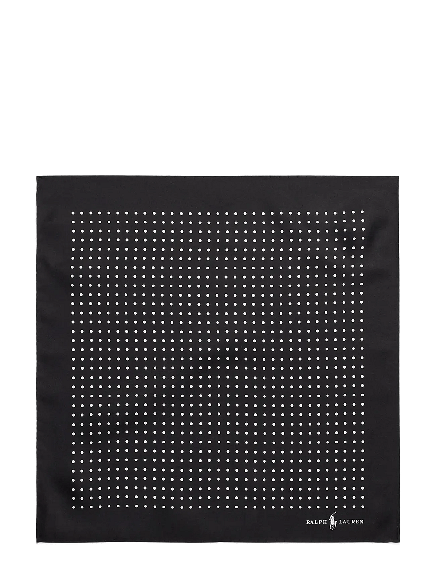 Polo Ralph Lauren - ST. JAMES SPOT-16X16 PKTSQ HAND HEM - einstecktücher - black - 1