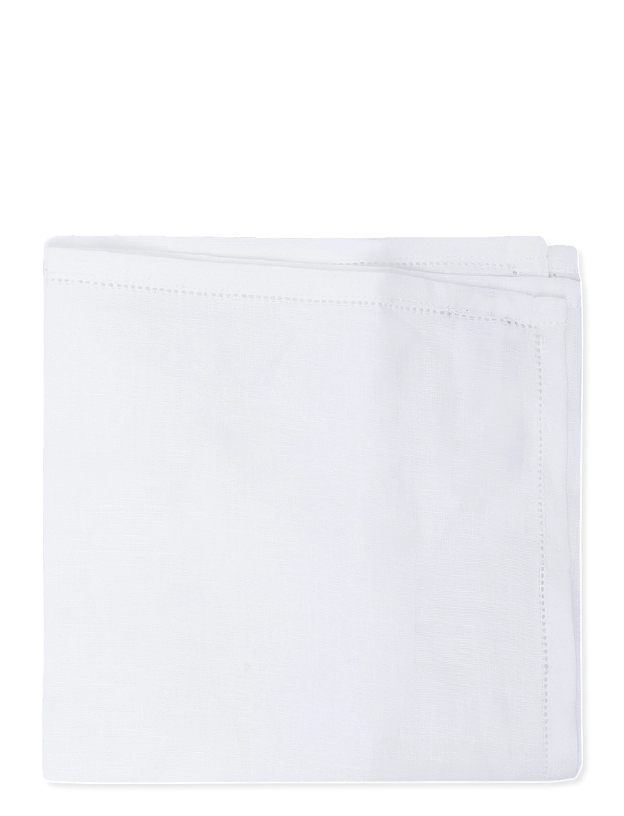 Polo Ralph Lauren - LINEN-POCKET SQUARE - einstecktücher - white - 1