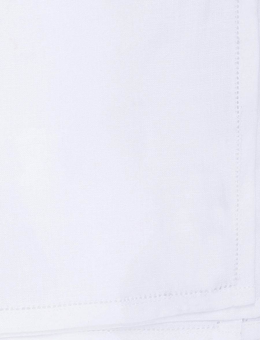Polo Ralph Lauren - LINEN-POCKET SQUARE - einstecktücher - white - 2