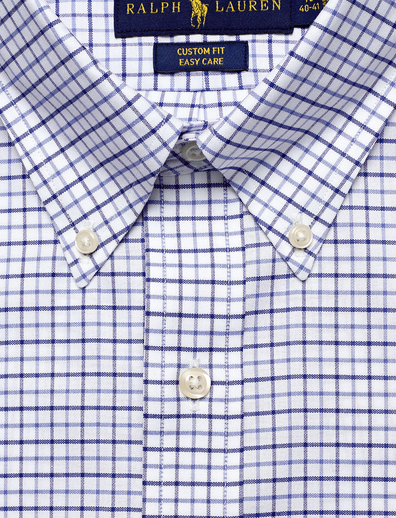 Polo Ralph Lauren - Custom Fit Tattersall Shirt - 3138a cobalt blue - 2